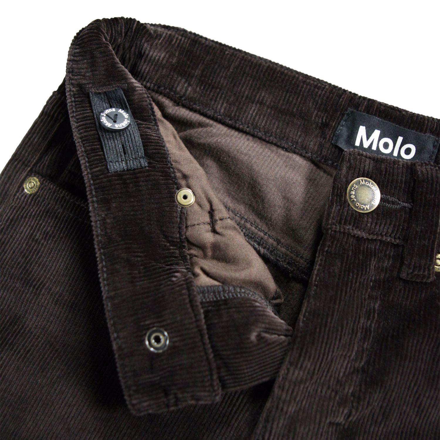MOLO 4-12ÅR Andy Jeans,Cord Mørkebrun - Farmor Ingvarda