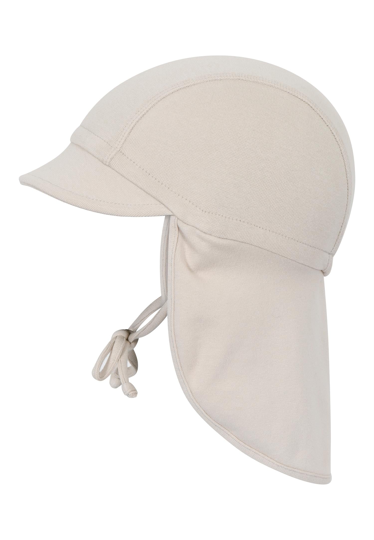 MP, LUER Sami Cap w.neckshade Beige - Farmor Ingvarda