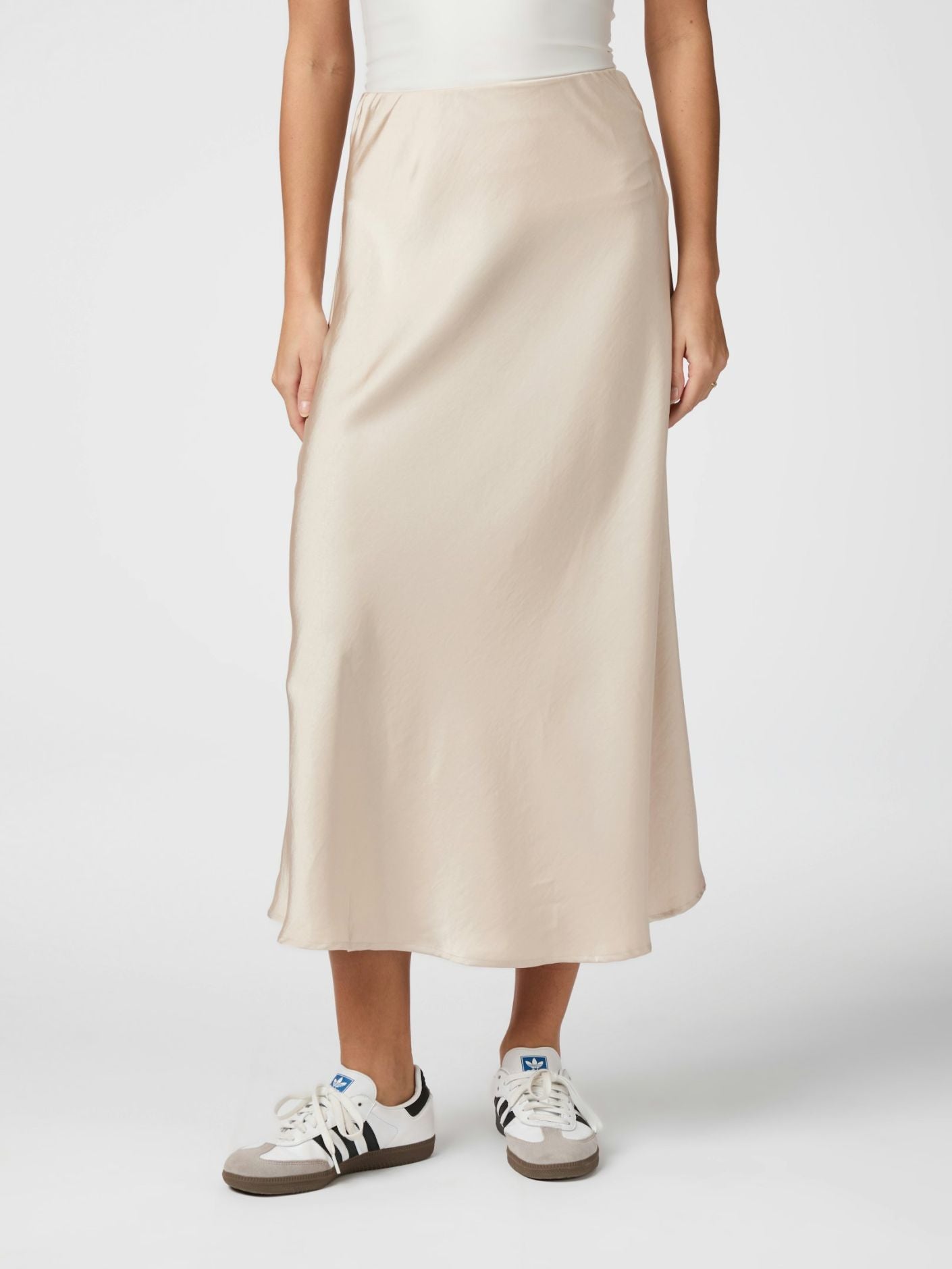 NEO NOIR Bovary Skirt Champagne - Farmor Ingvarda