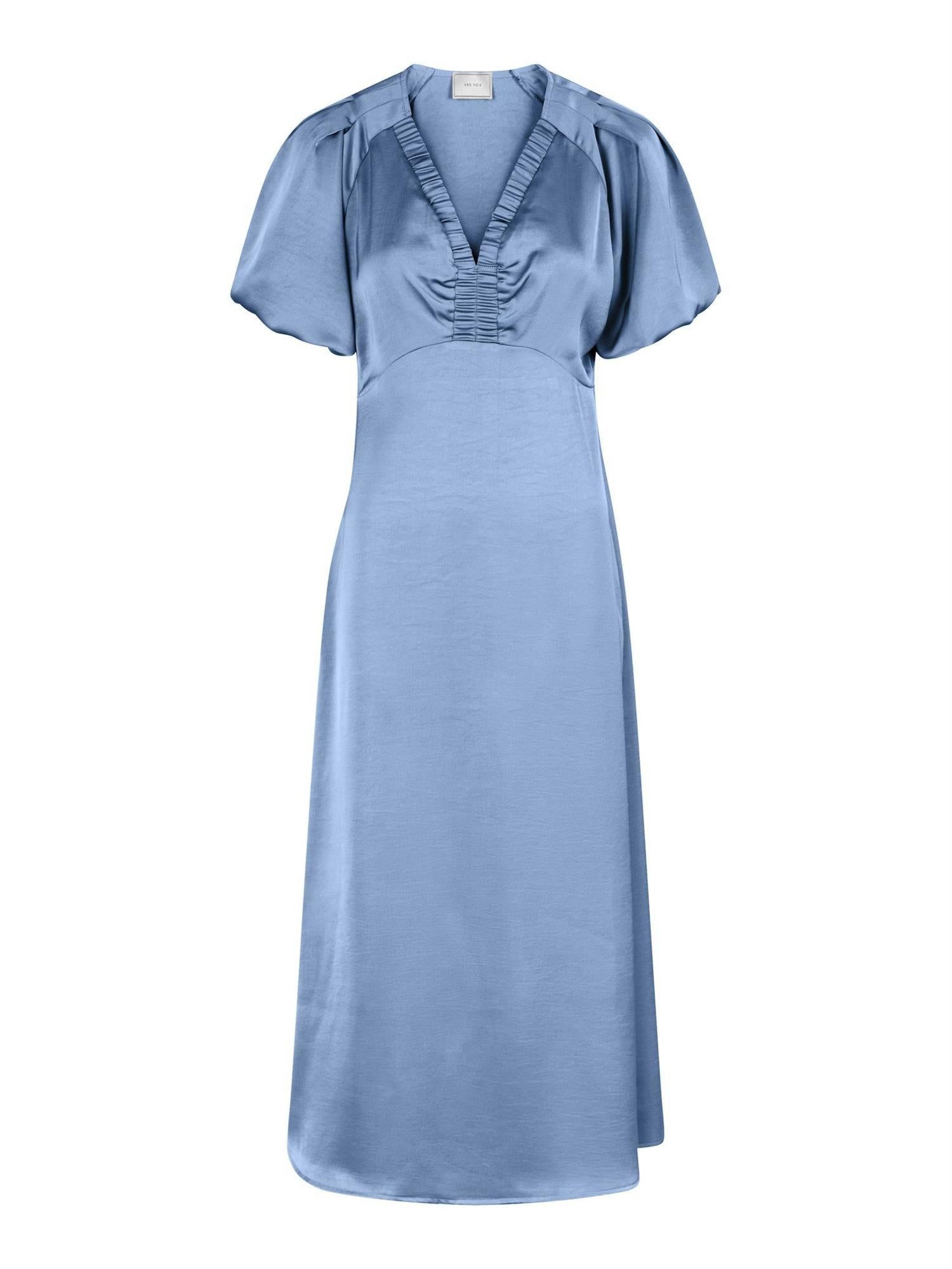 NEO NOIR Illana Heavy Sateen Smoke Blue - Farmor Ingvarda