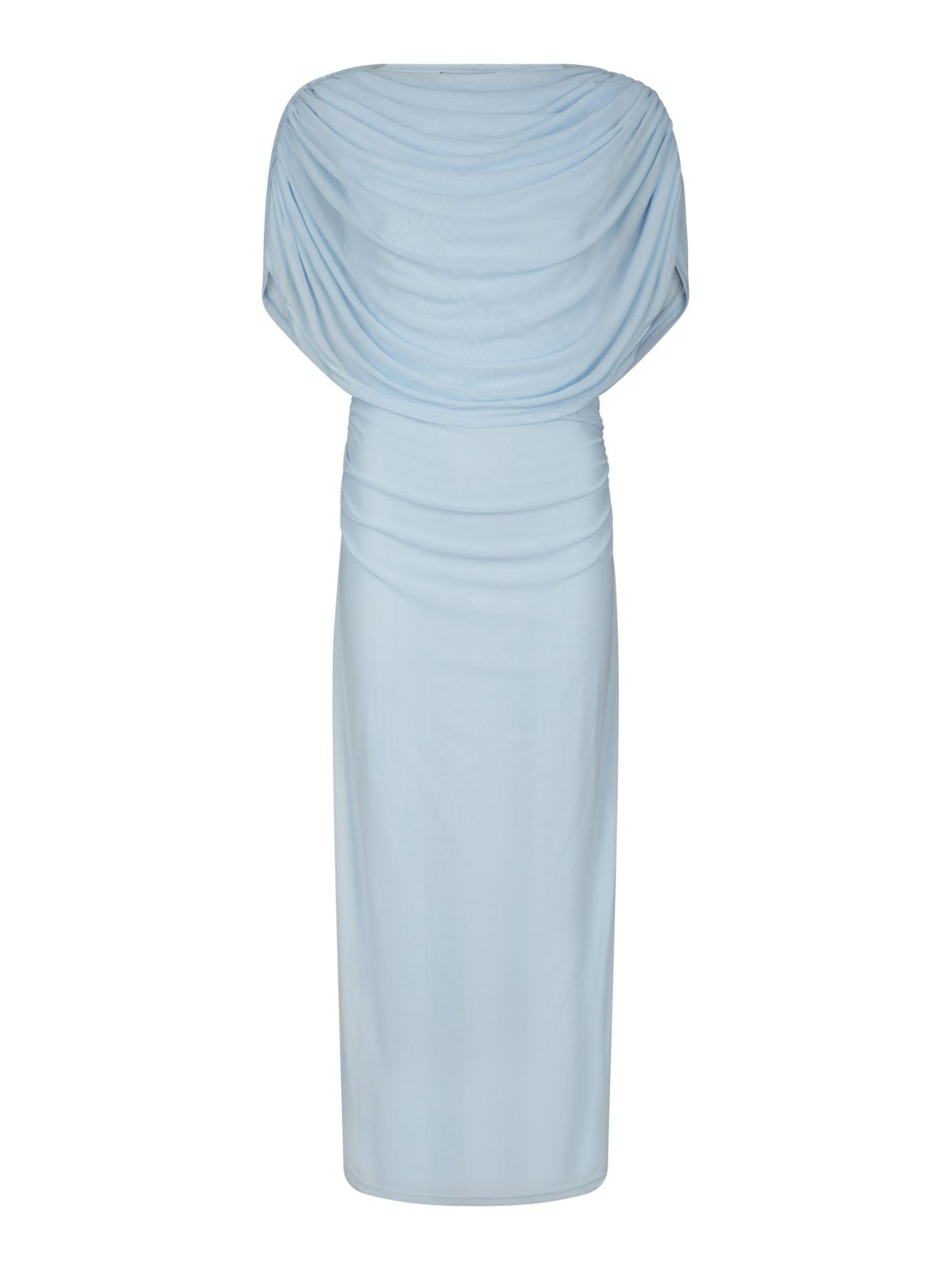 NEO NOIR Tottuna Long Drapy Mesh Dress - Farmor Ingvarda