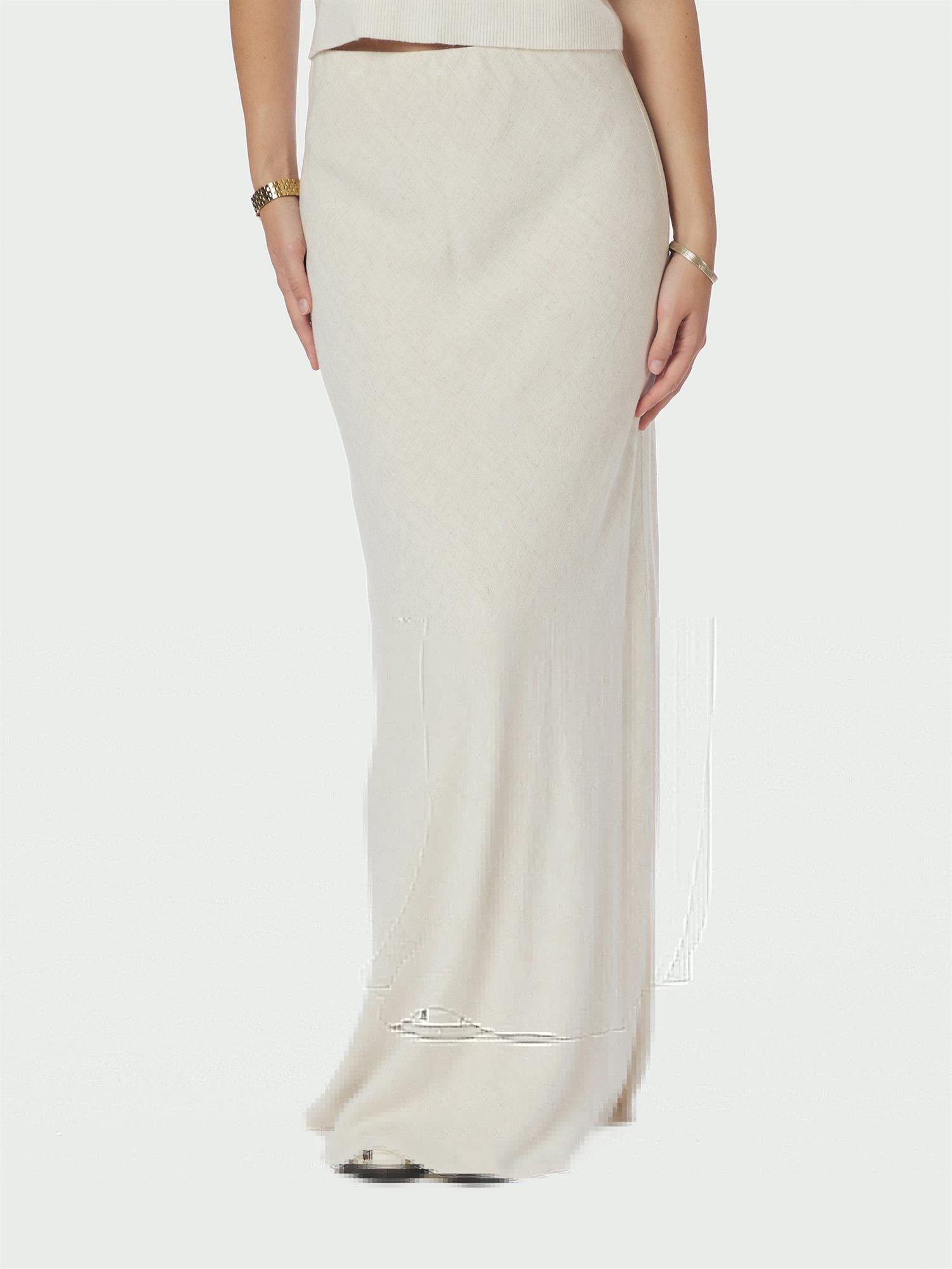 NEO NOIR Viso Linen Skirt - Farmor Ingvarda