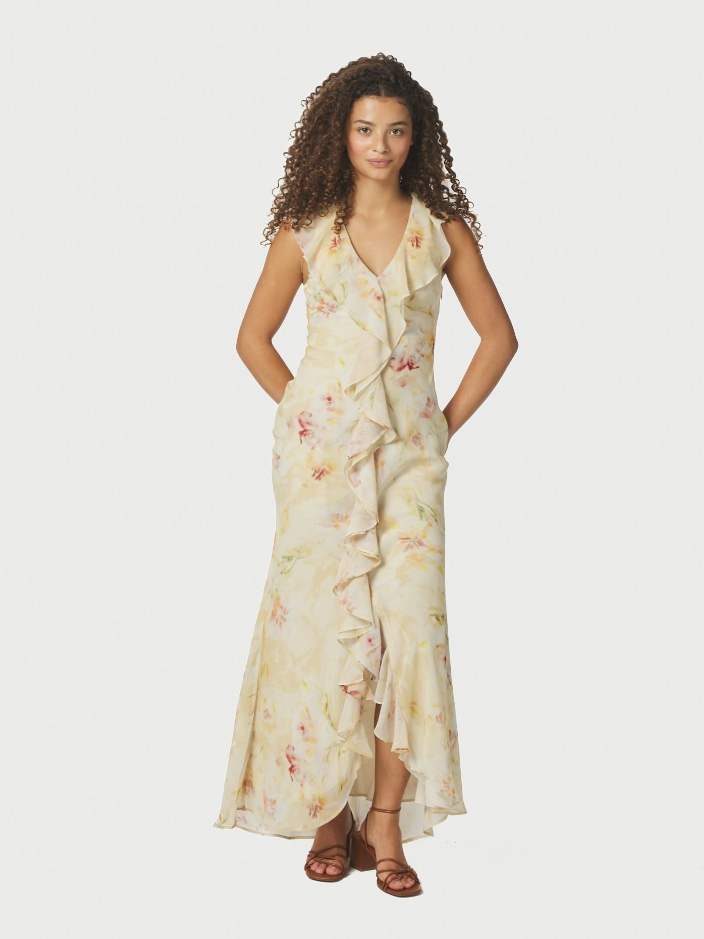 NEO NOIR Zella Chiffon Print Dress - Farmor Ingvarda