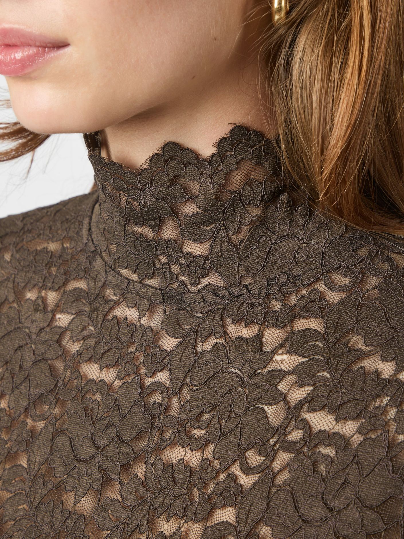 NEO NOIR Liza Laceflower Blouse - Farmor Ingvarda