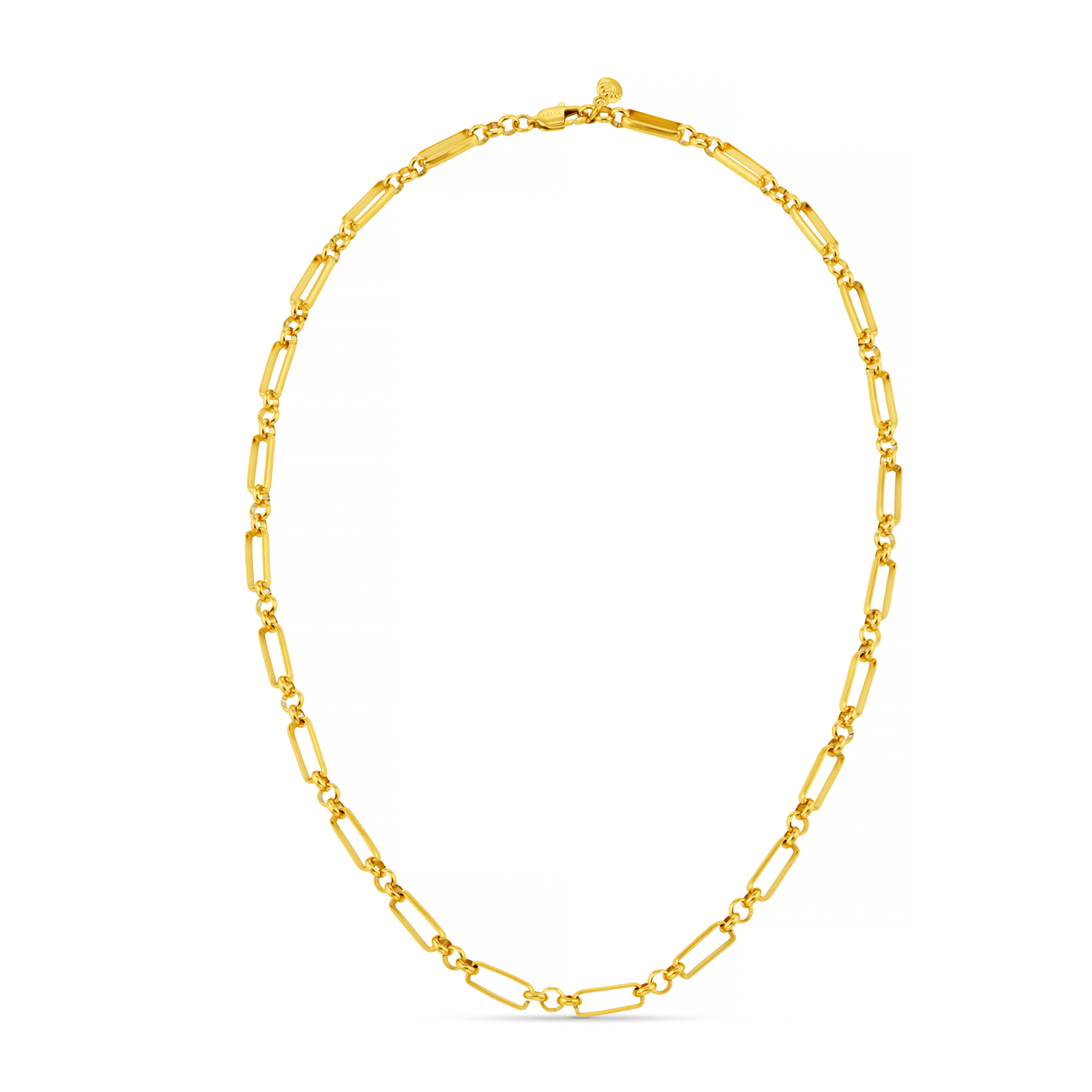 ORELIA Luxe Rectangular Open Link Chain - Farmor Ingvarda