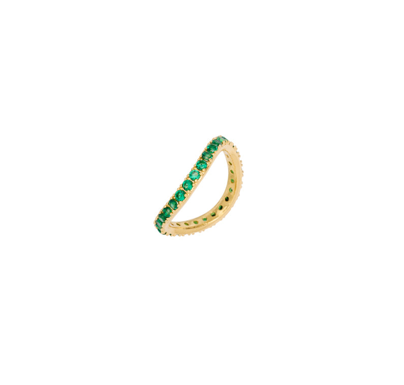 PICO Amelia Ring Green - Farmor Ingvarda