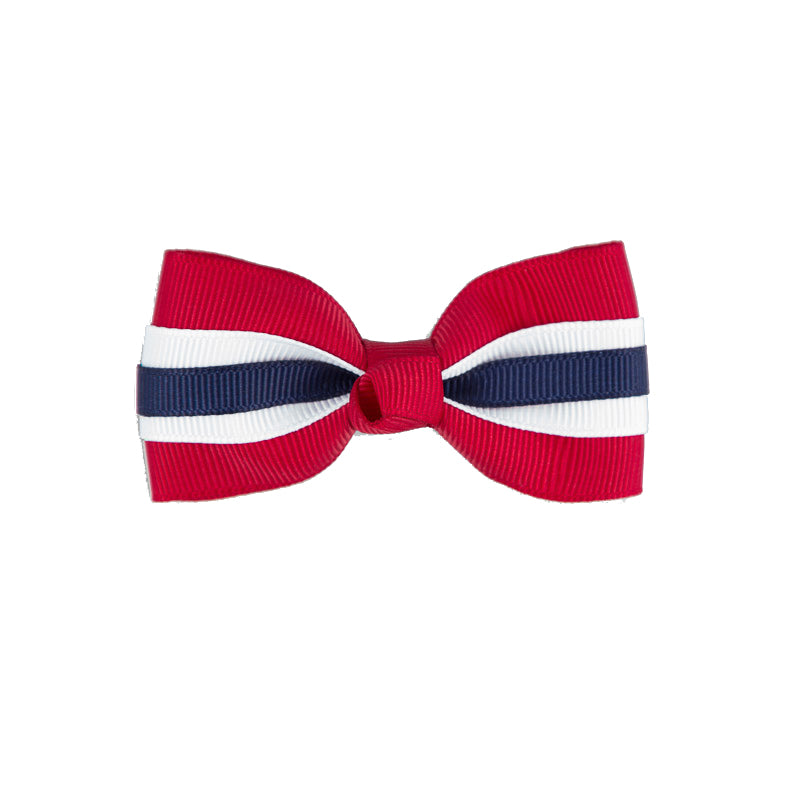 PRINSESSEFIN 17 mai sløyfe med knute,8cm - Farmor Ingvarda