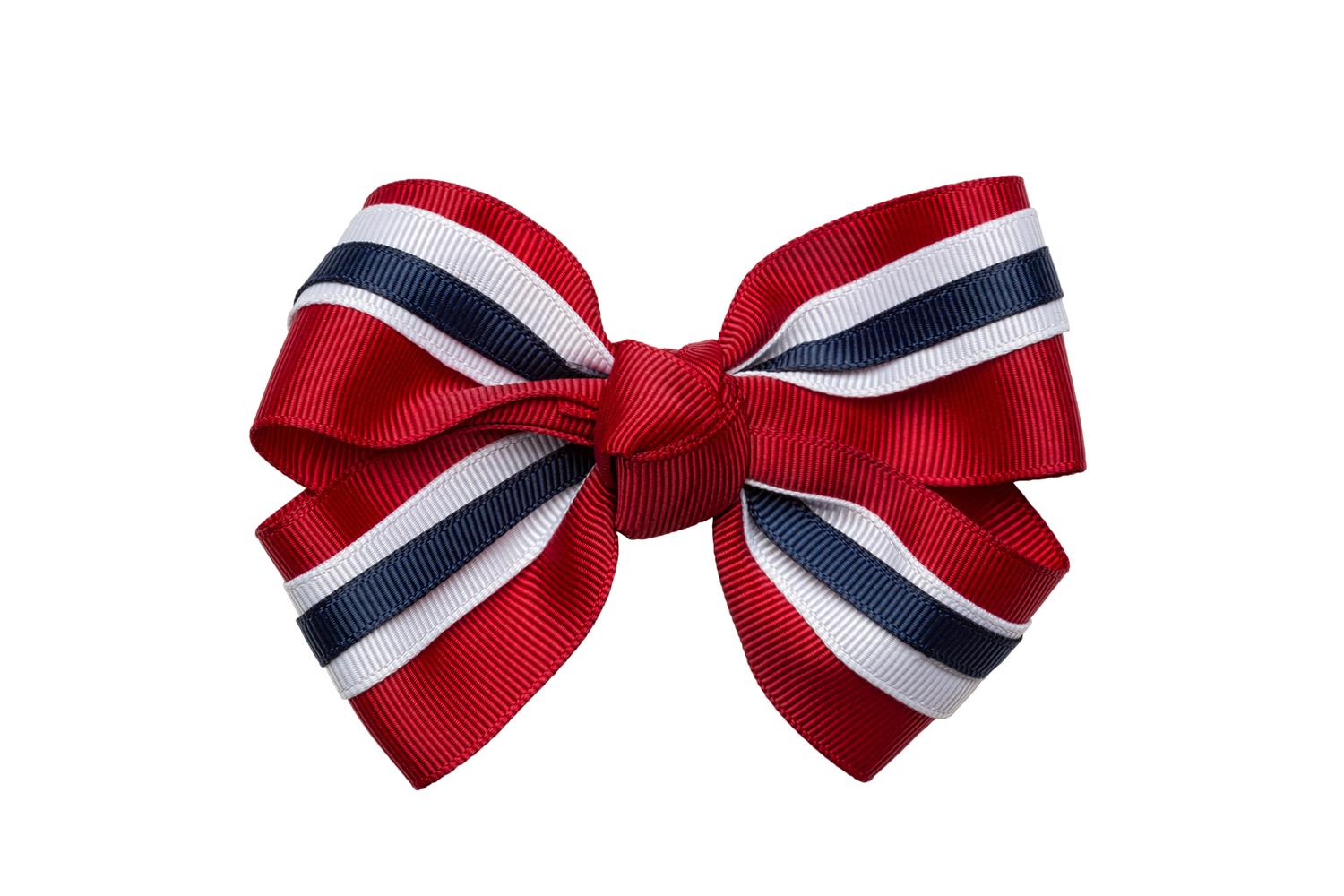 PRINSESSEFIN 17 mai sløyfe Stor,12cm - Farmor Ingvarda