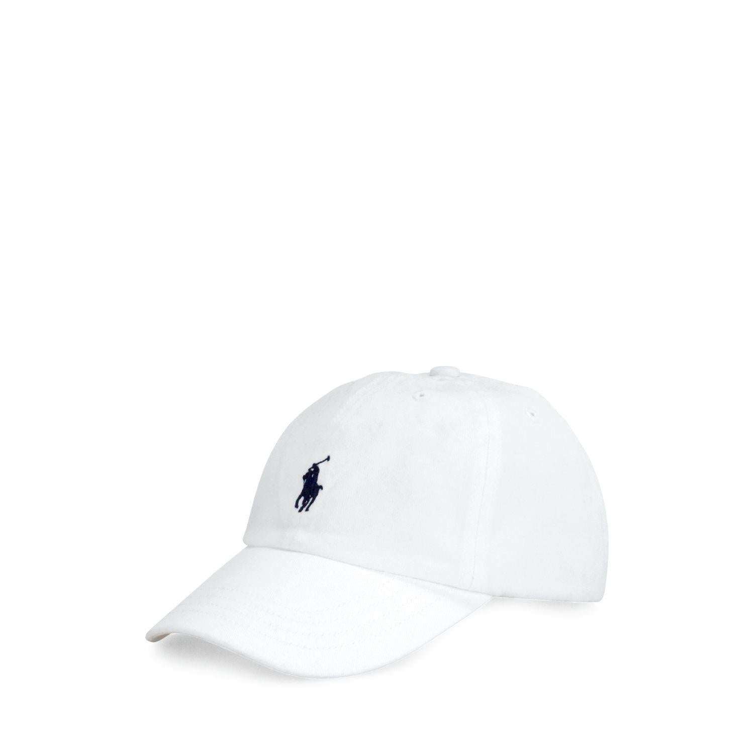RALPH LAUREN 8-16År Clsc Cap Hvit - Farmor Ingvarda