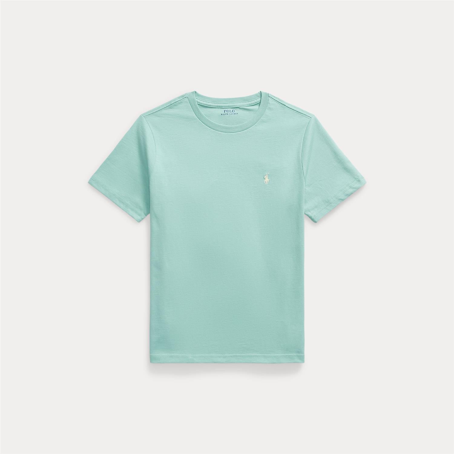 RALPH LAUREN 8-16År T-skjorte liten logo Pastellgrønn - Farmor Ingvarda