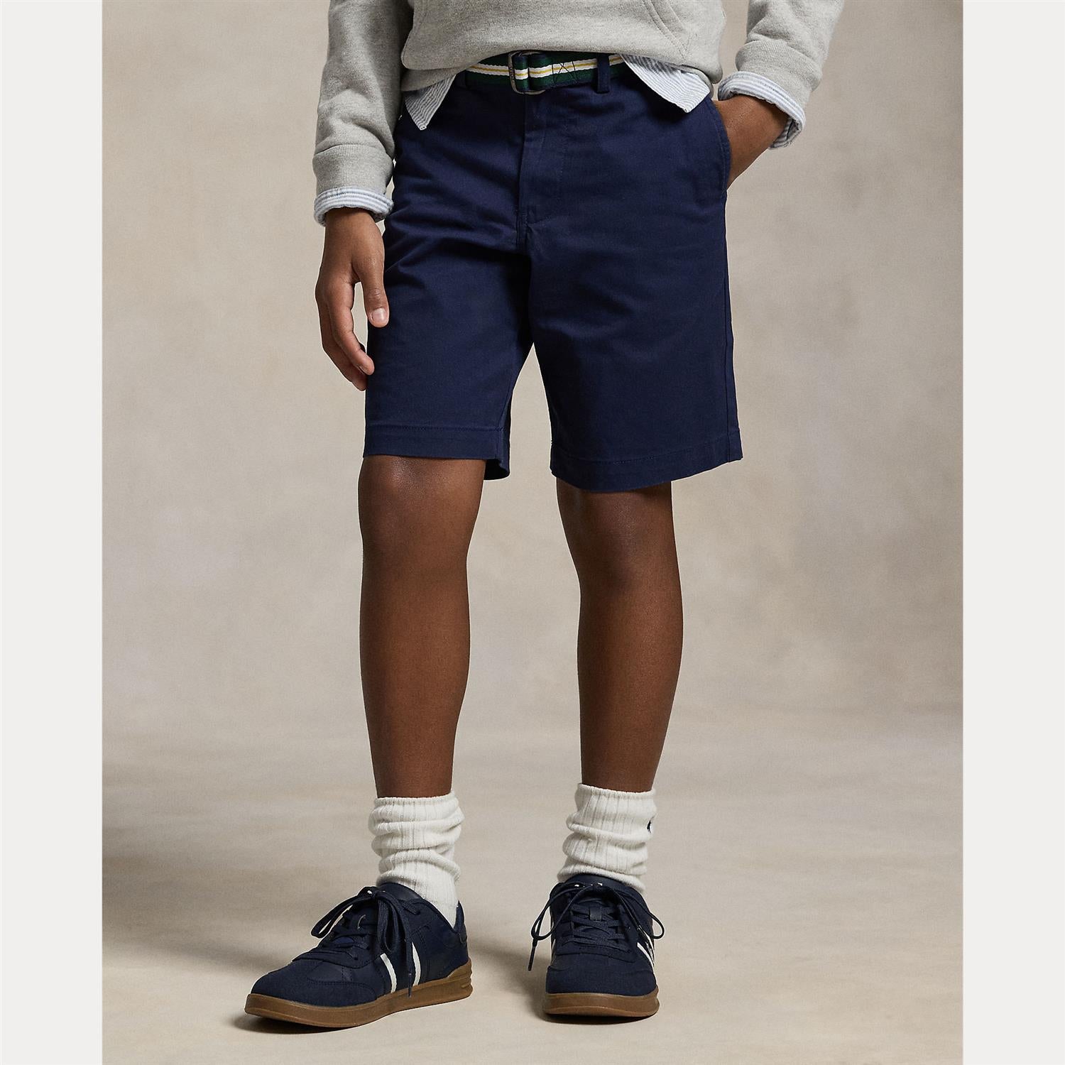 RALPH LAUREN 8-16År Bedford Shorts Mørkeblå - Farmor Ingvarda