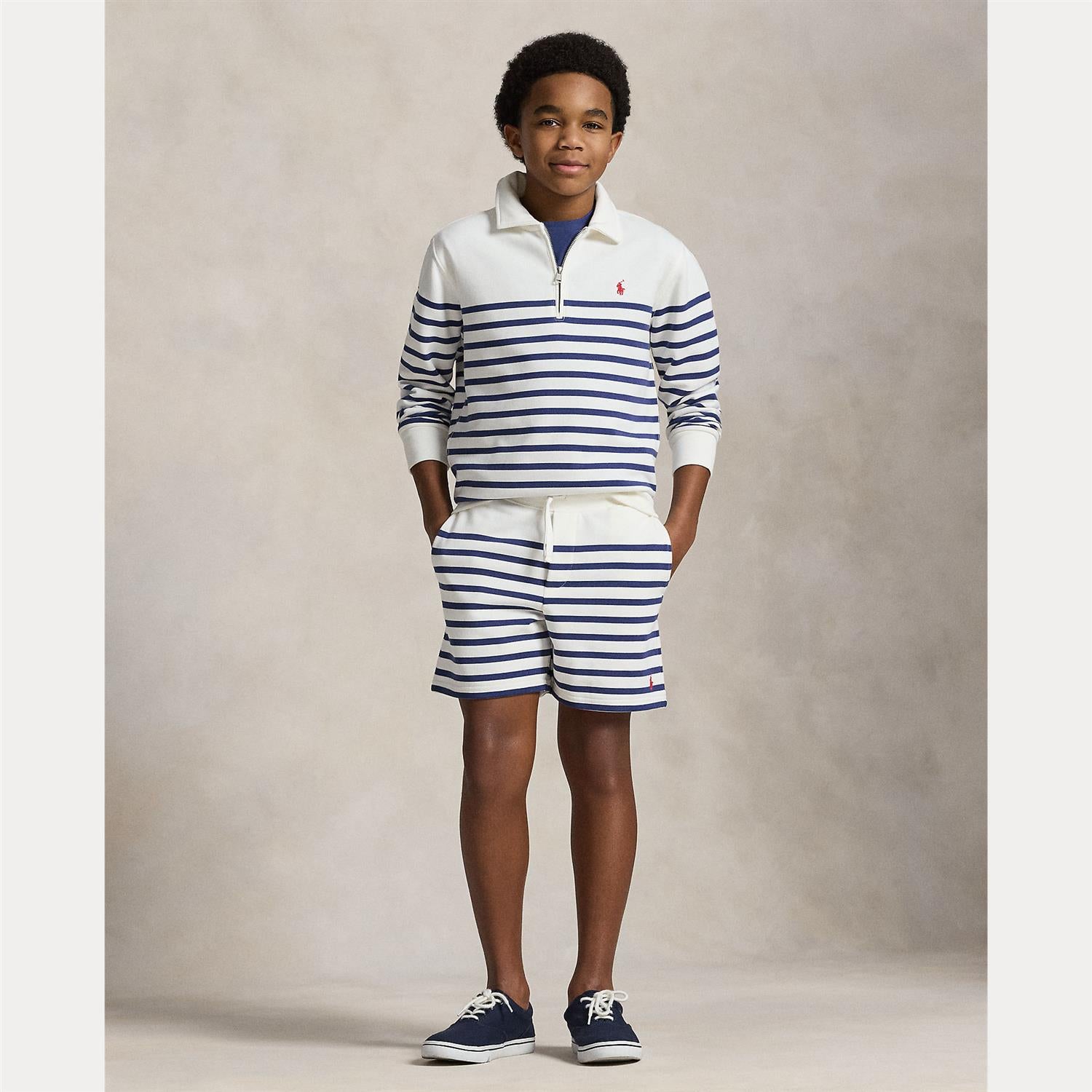 RALPH LAUREN 8-16År Shorts m/ Striper - Farmor Ingvarda
