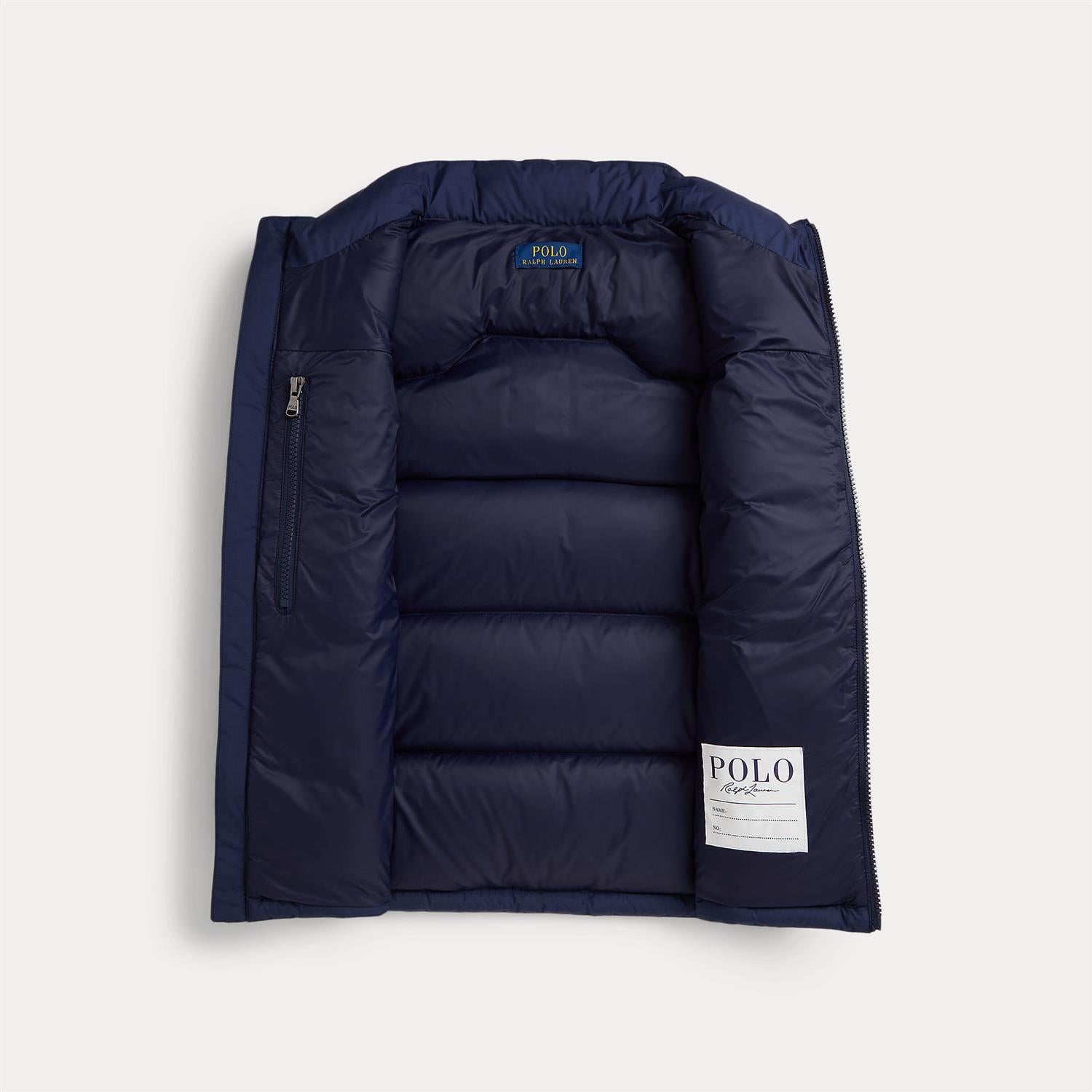 RALPH LAUREN 8-16År Boblevest Mørkeblå - Farmor Ingvarda