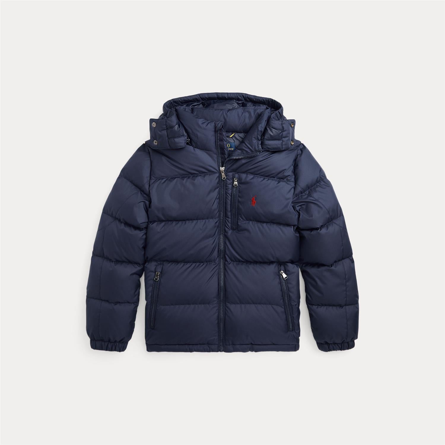 RALPH LAUREN 8-16År Ytterjakke m/hette,Ripstop Mørkeblå - Farmor Ingvarda