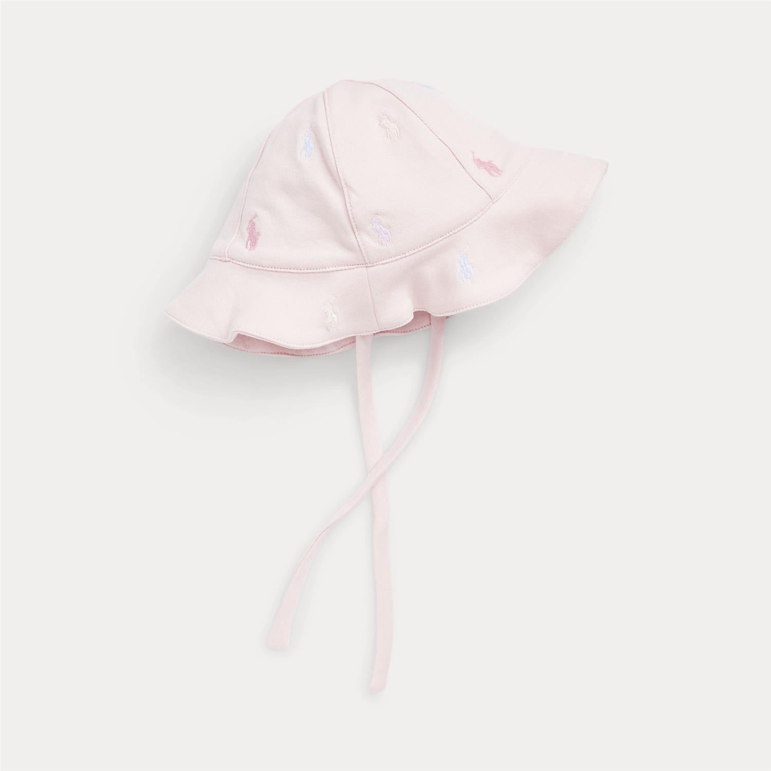 RALPH LAUREN Baby 0-24mnd. Solhatt Lys Rosa - Farmor Ingvarda