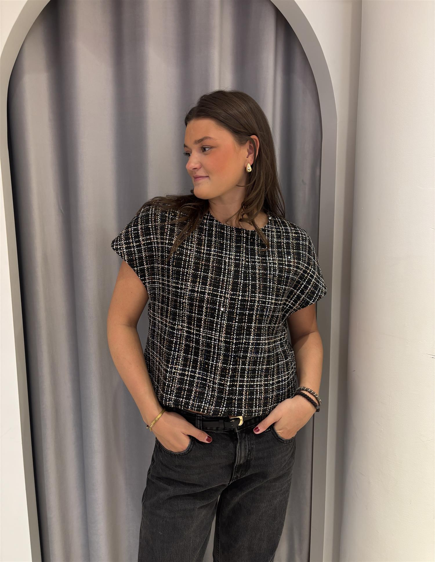 RUE de FEMME Checky New, Hika Vest - Farmor Ingvarda