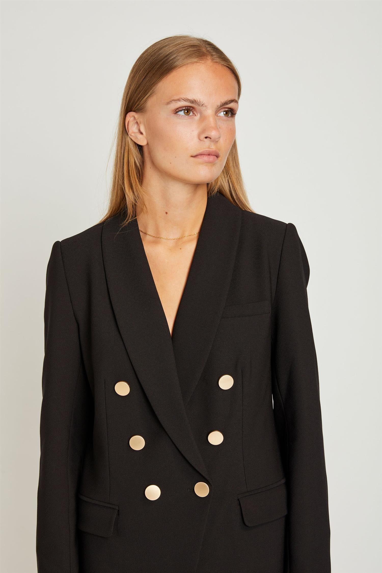 RUE de FEMME Comfy Eloise Blazer Black Sort - Farmor Ingvarda