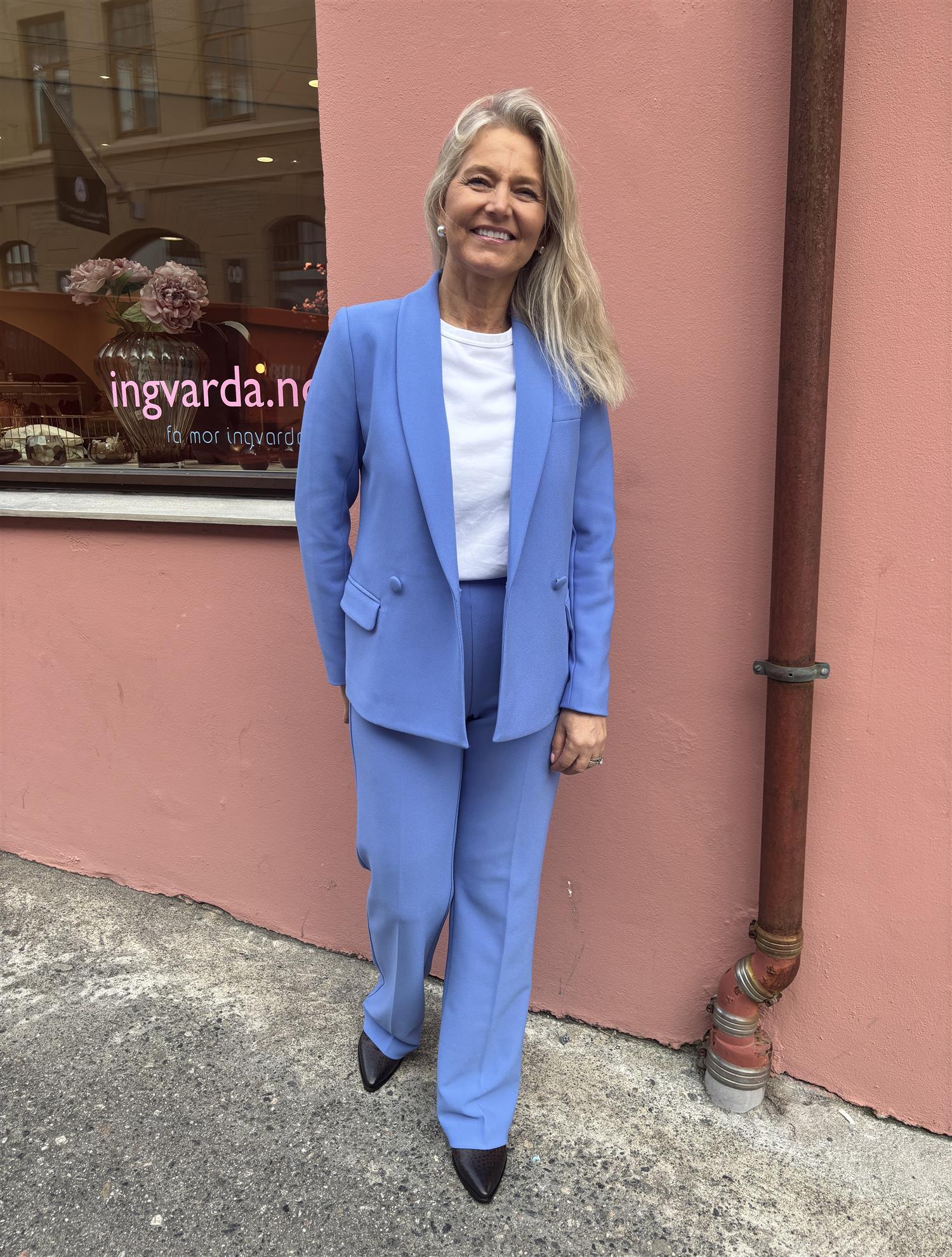 RUE de FEMME Eloiseppa Blazer Sky Blue - Farmor Ingvarda