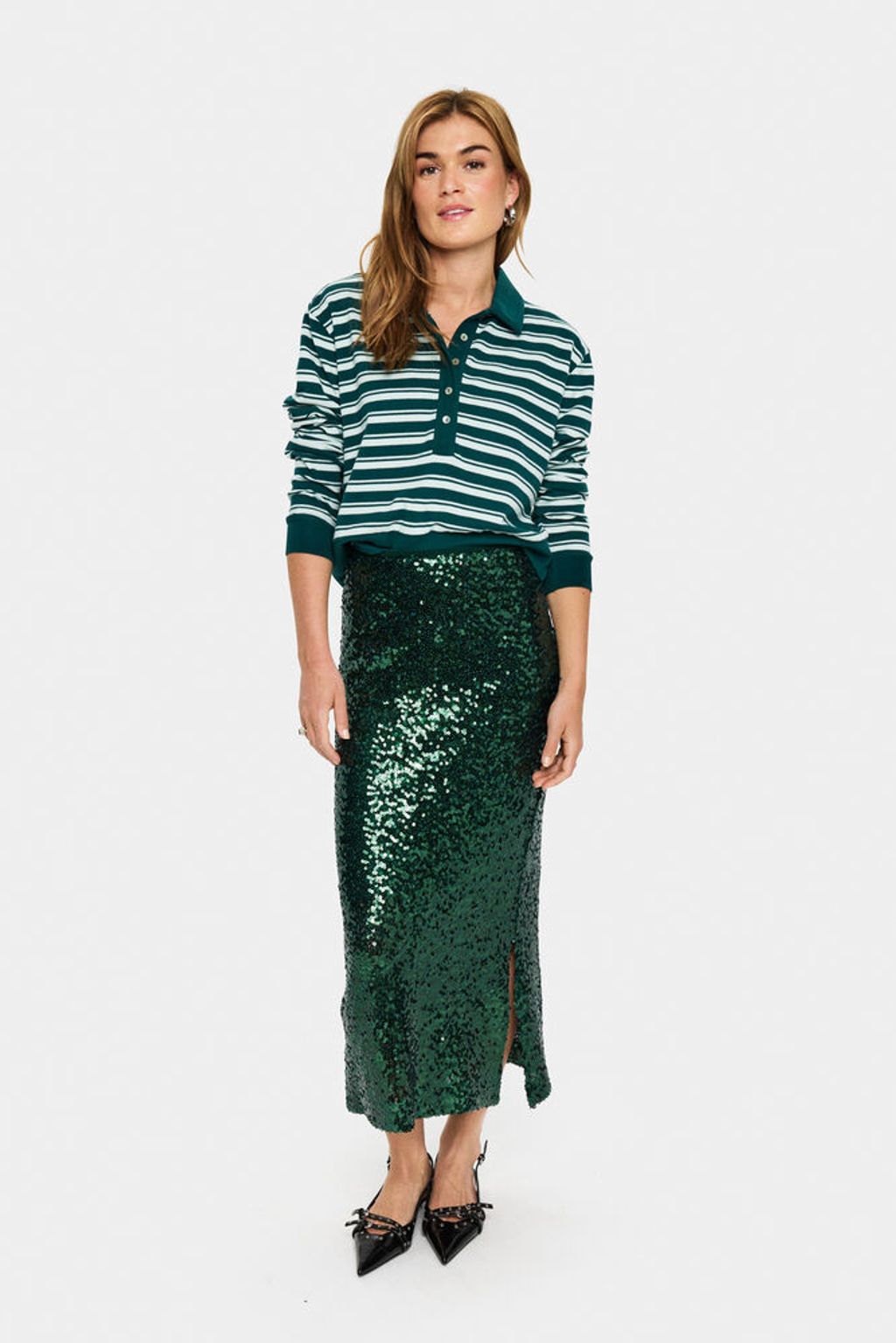 SAINT TROPEZ Myra Skirt - Farmor Ingvarda