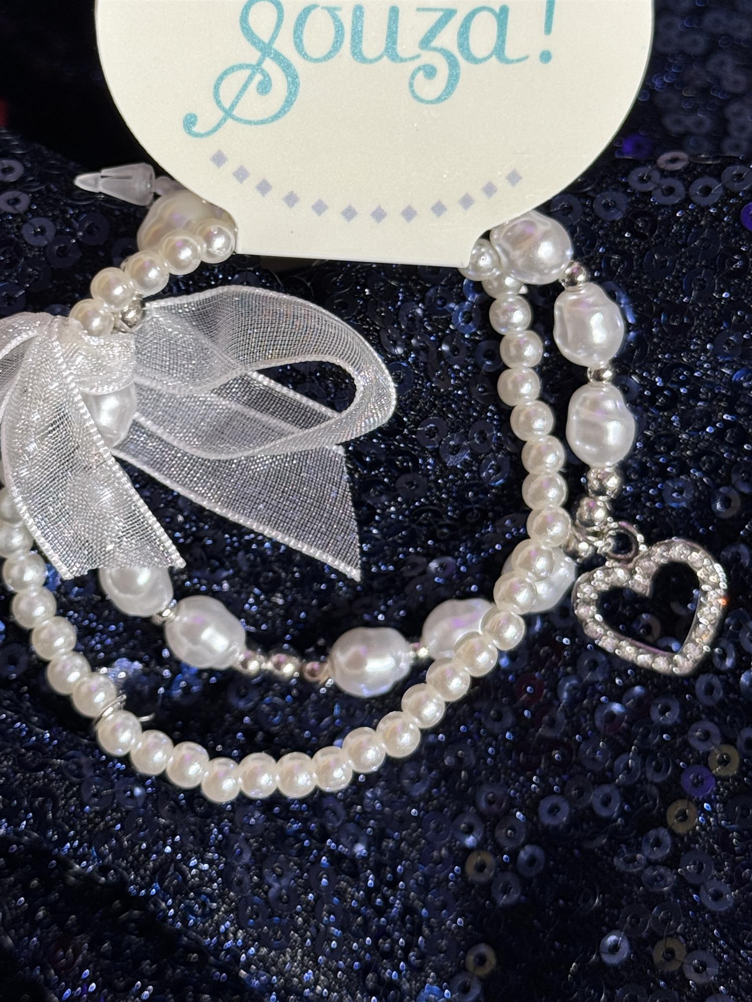SOUZA! Bracelet Bliss,Pearls - Farmor Ingvarda