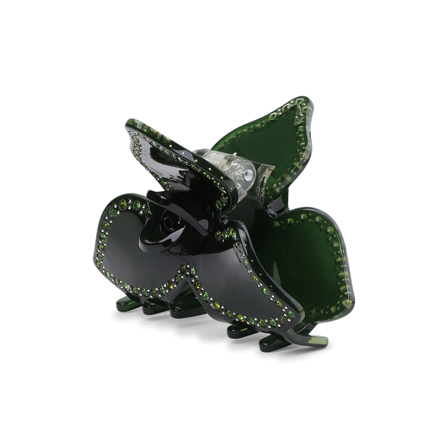 SUI AVA Polly Harvest Middle Hair Claw Green - Farmor Ingvarda