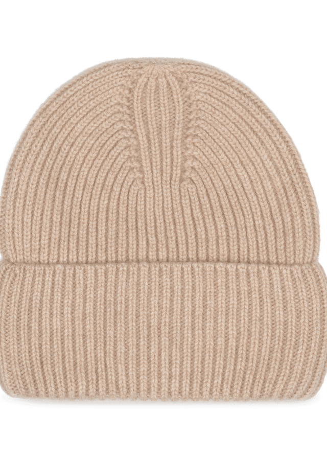 SUI AVA Bobbie Cashmere Beanie Beige - Farmor Ingvarda