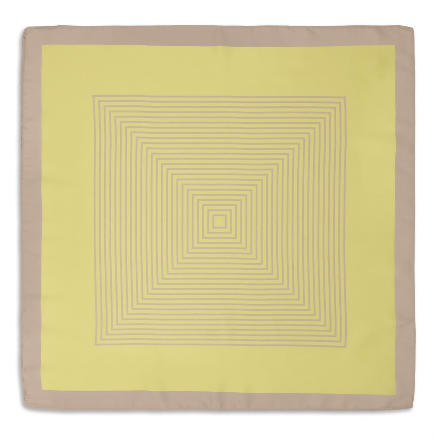 SUI AVA Classic Patterned Scarf Lime - Farmor Ingvarda