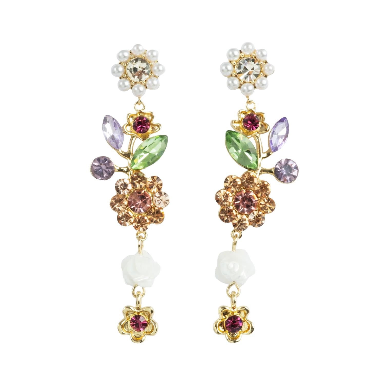 TONE DAMLI by A & C Vintage Bloom Earrings - Farmor Ingvarda
