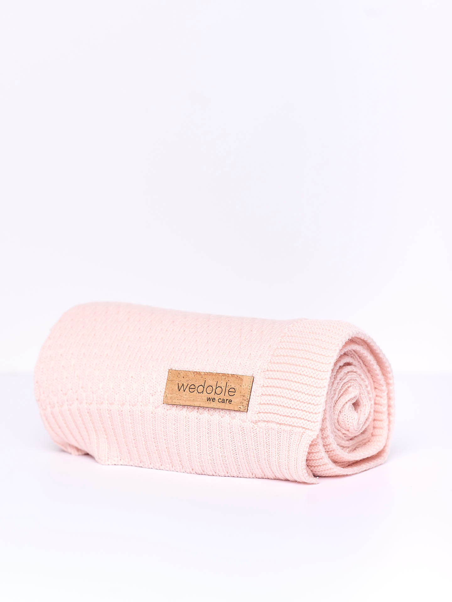 WEDOBLE Babyteppe,Ull Lys Rosa - Farmor Ingvarda