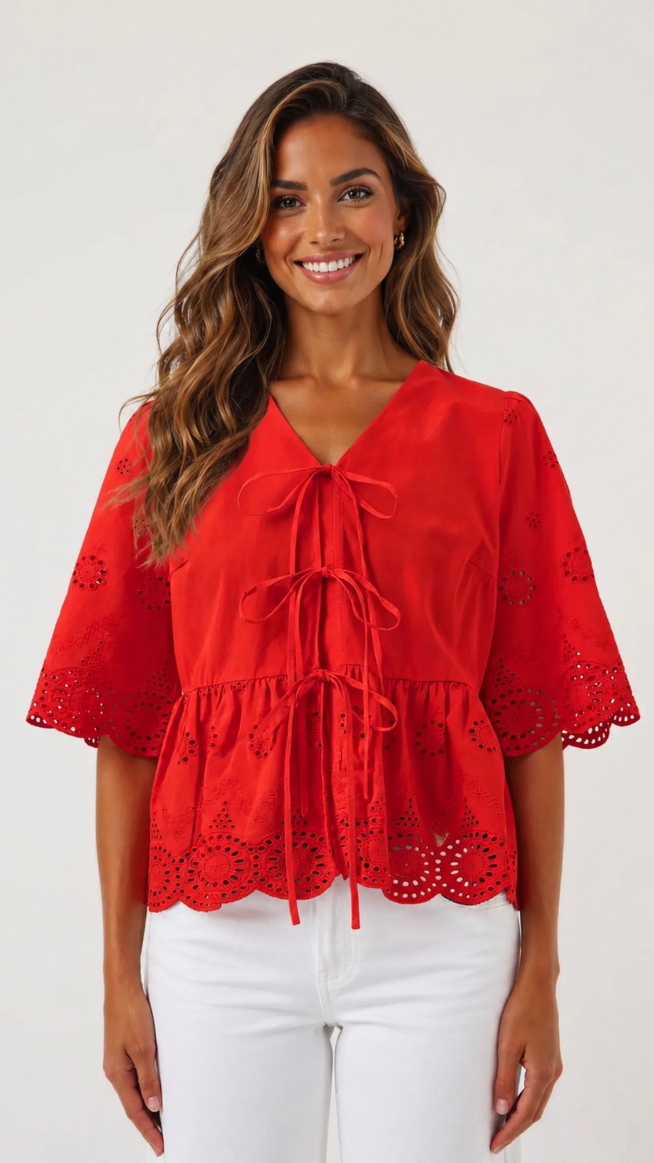 YAS Yascornelia 2/4 Tie Top - Farmor Ingvarda