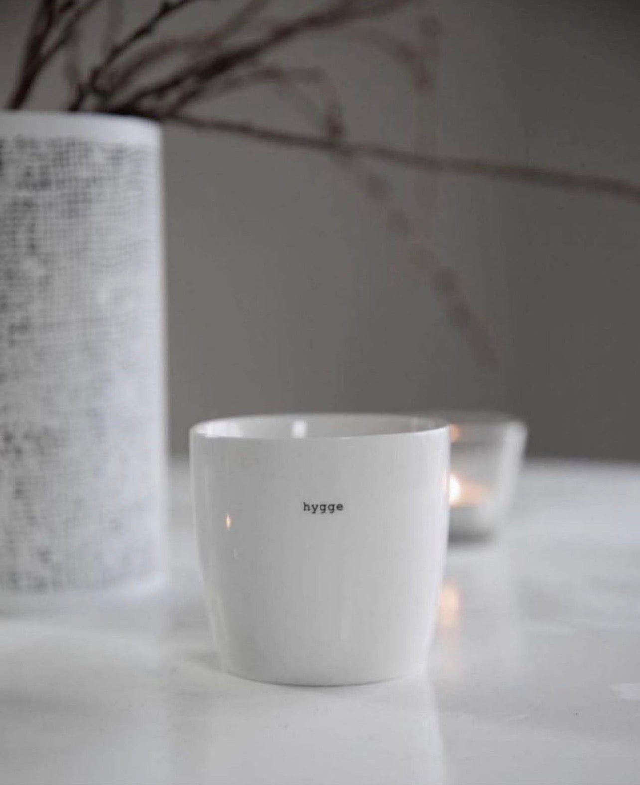 SØGNE HOME Søgne kopp Hygge Hvit