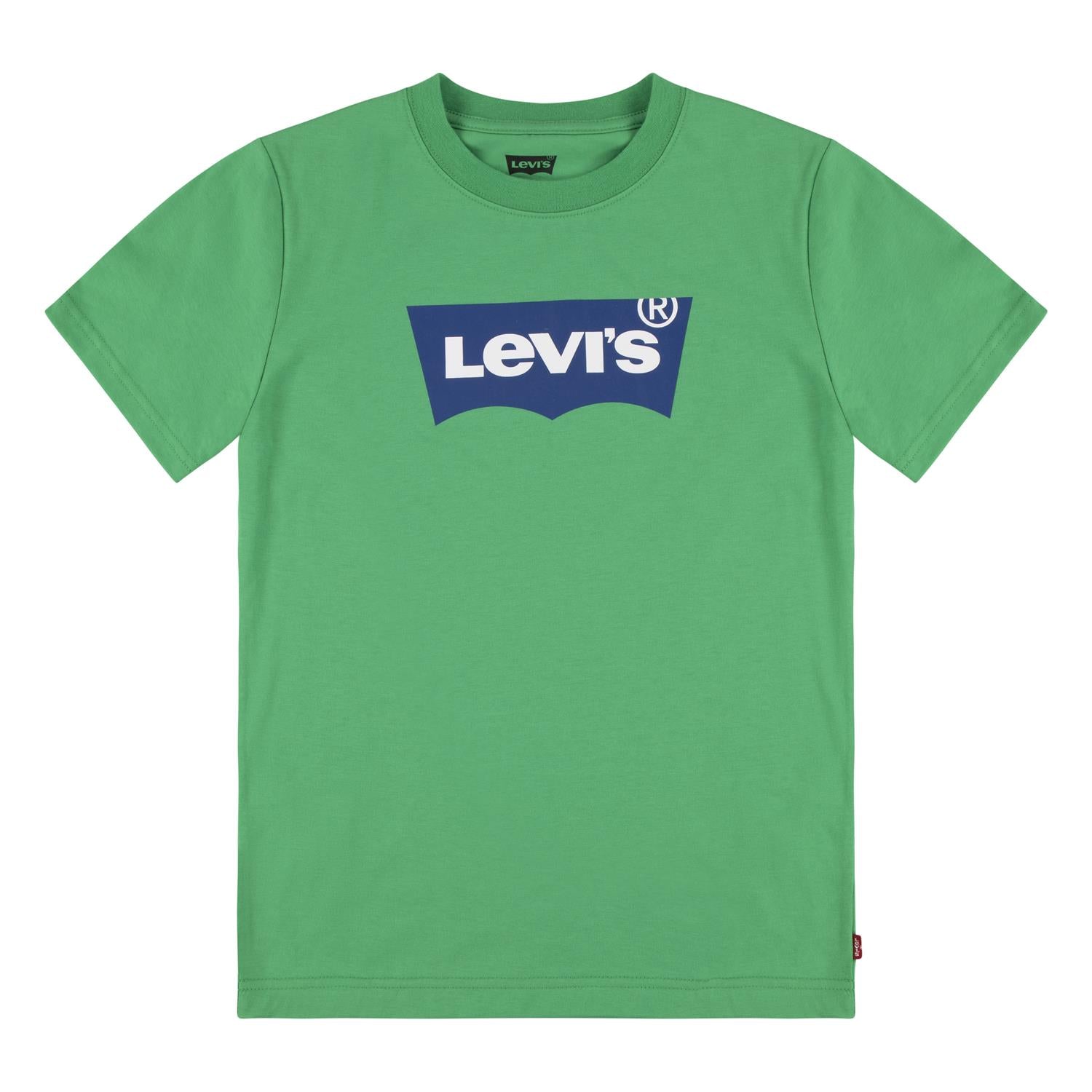 LEVIS T-skjorte Batwing Logo Grønn