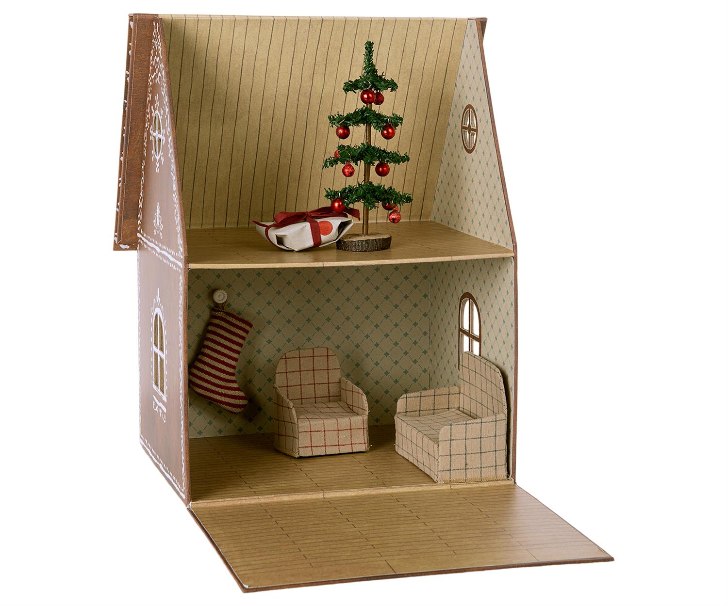 MAILEG Gingerbread house Brun