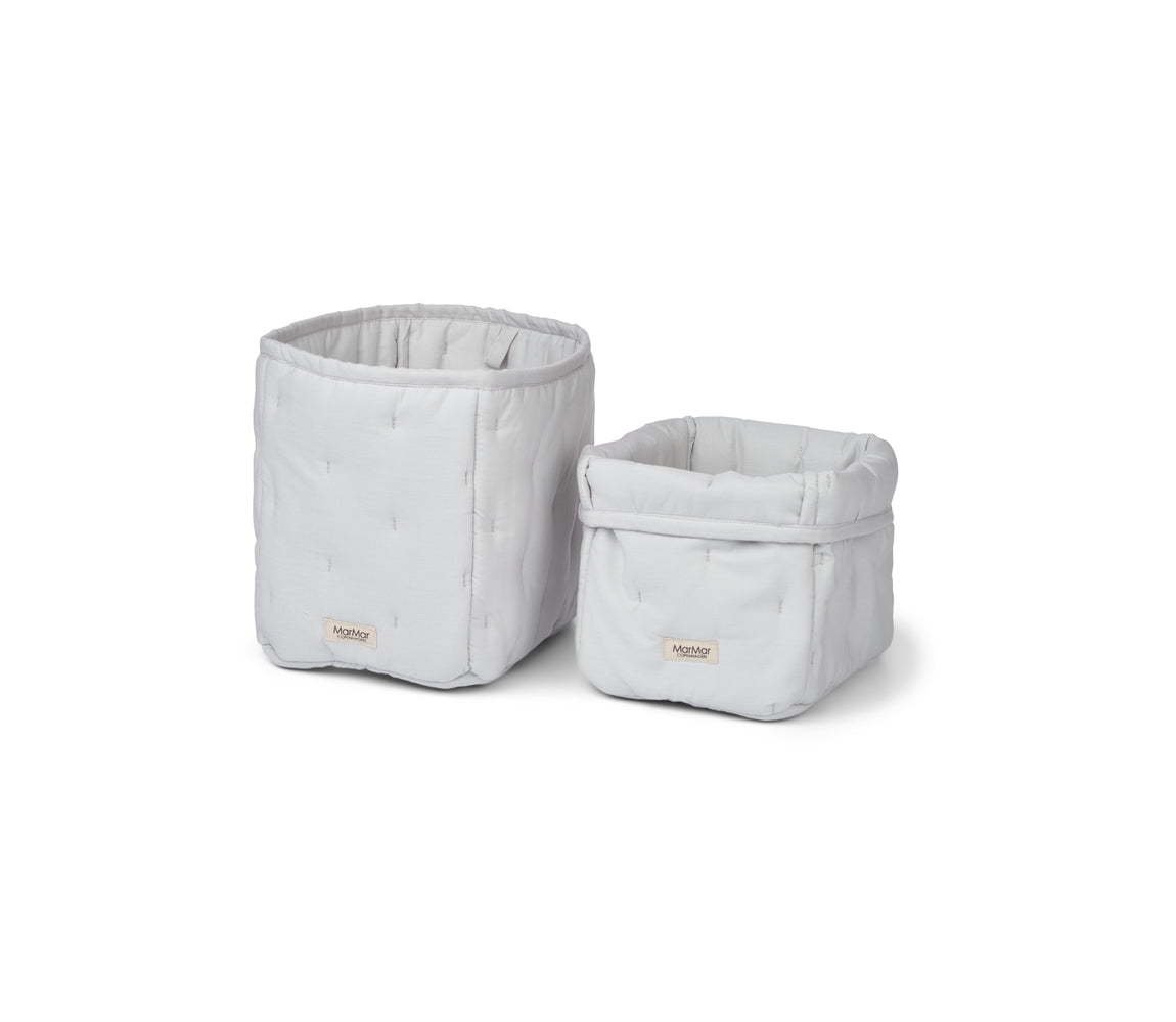MARMAR COPENHAGEN Nursery Storage Bags,2pk Blågrå
