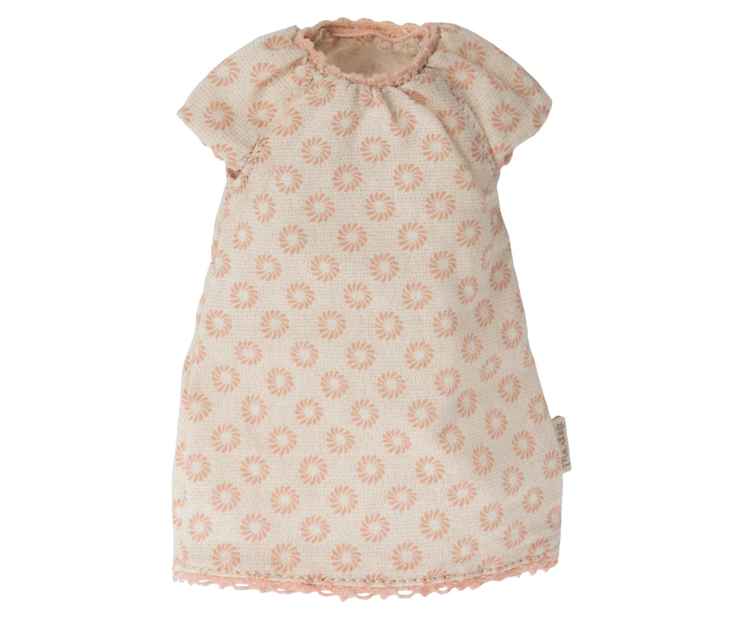 MAILEG Bunny,size 1,Nightgown Rosa