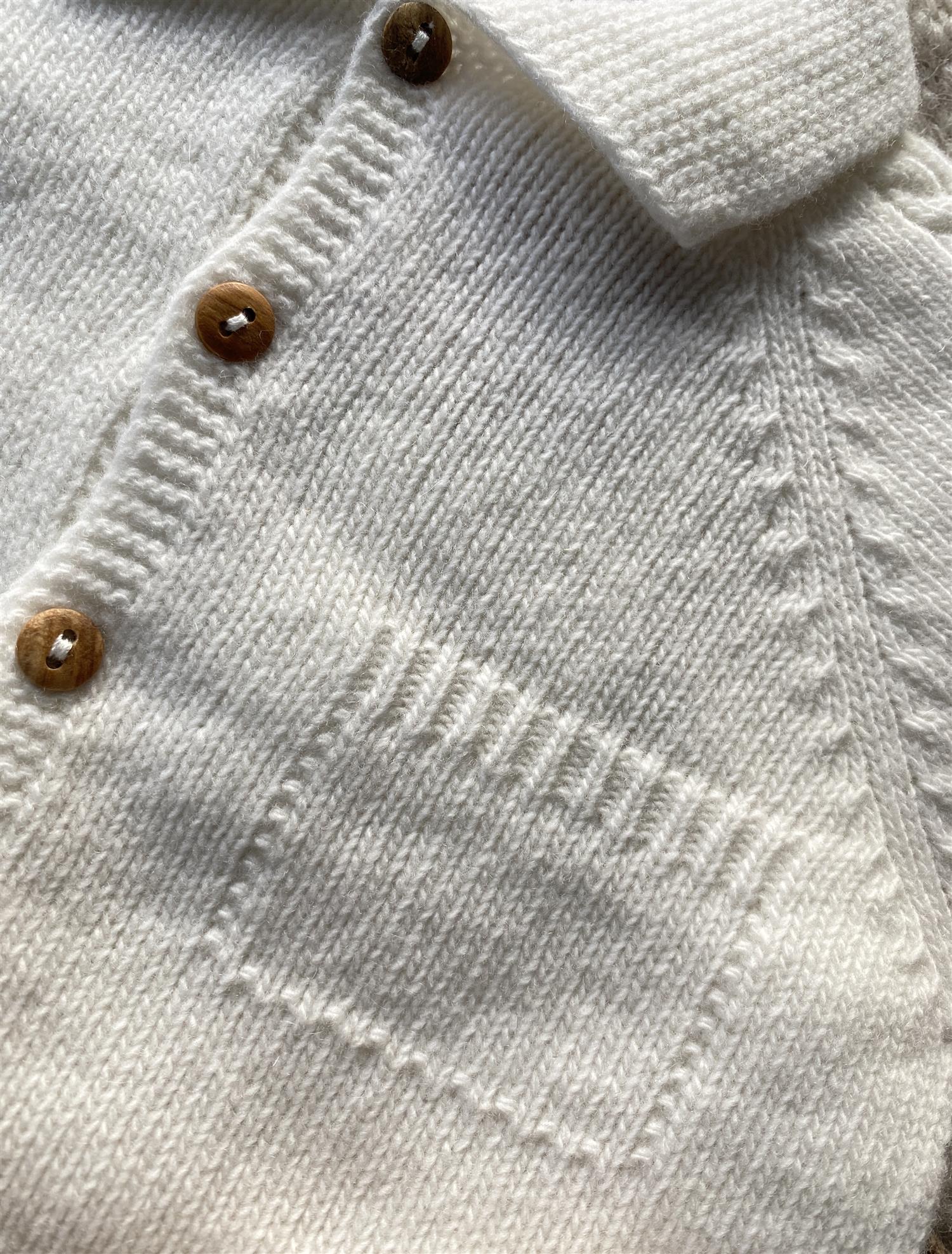 WEDOBLE Polo Sweater,Wool Offwhite