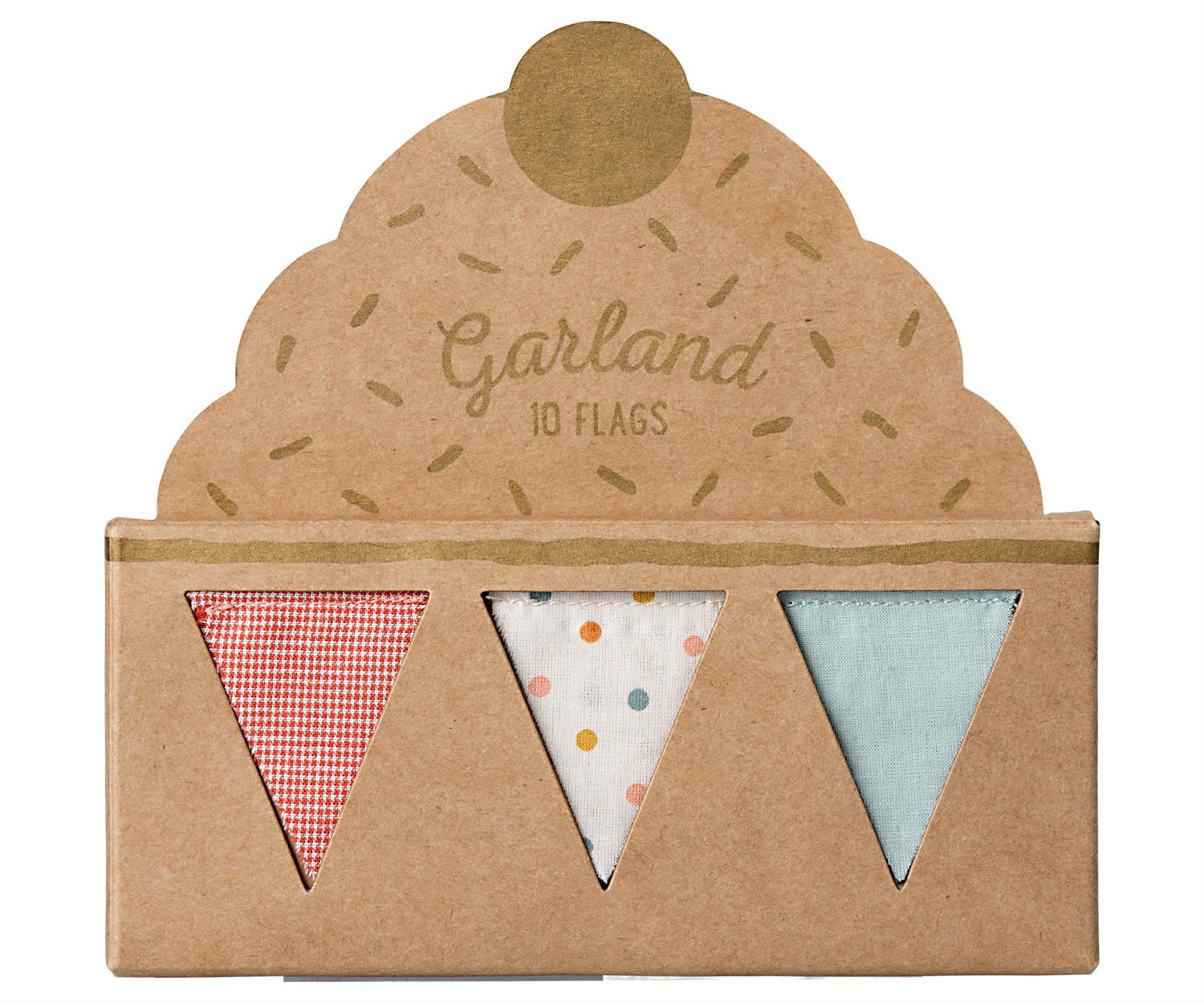MAILEG Garland,Mini Multi
