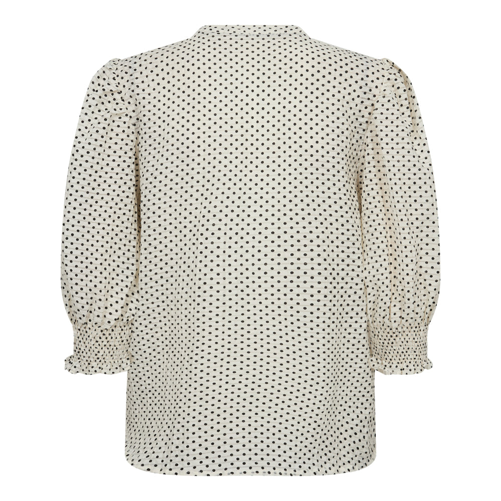 CO´ COUTURE Chess Dot Shirt Offwhite