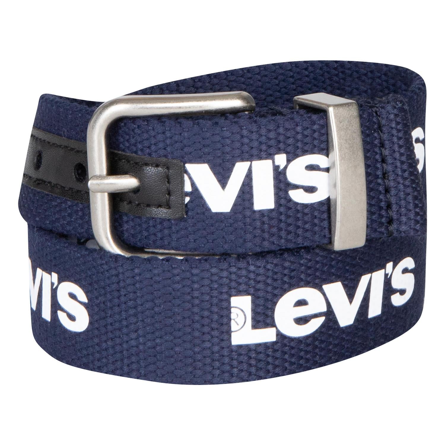 LEVIS Belte m/logo Mørkeblå