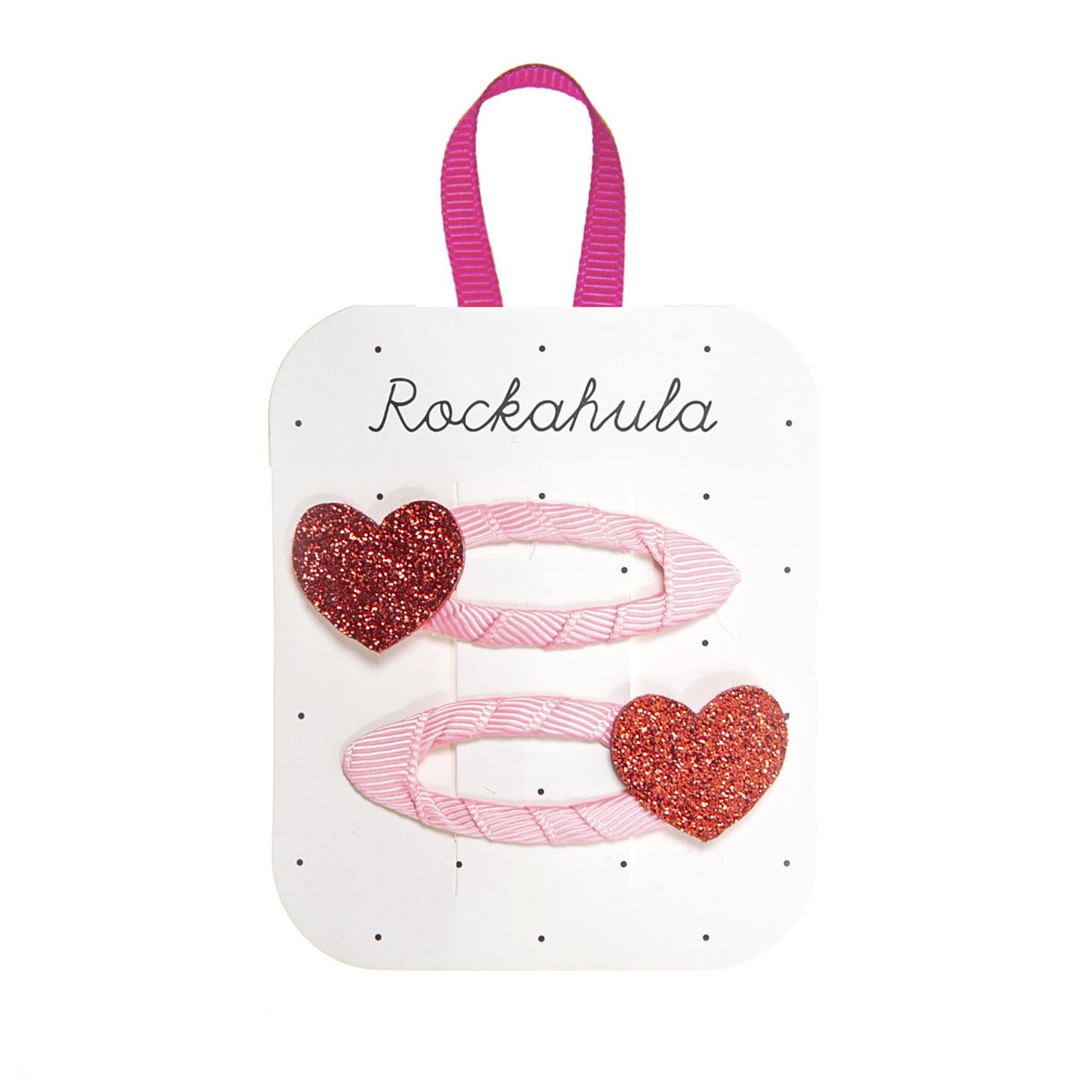 ROCKAHULA Kids Love Heart Glitter Clips