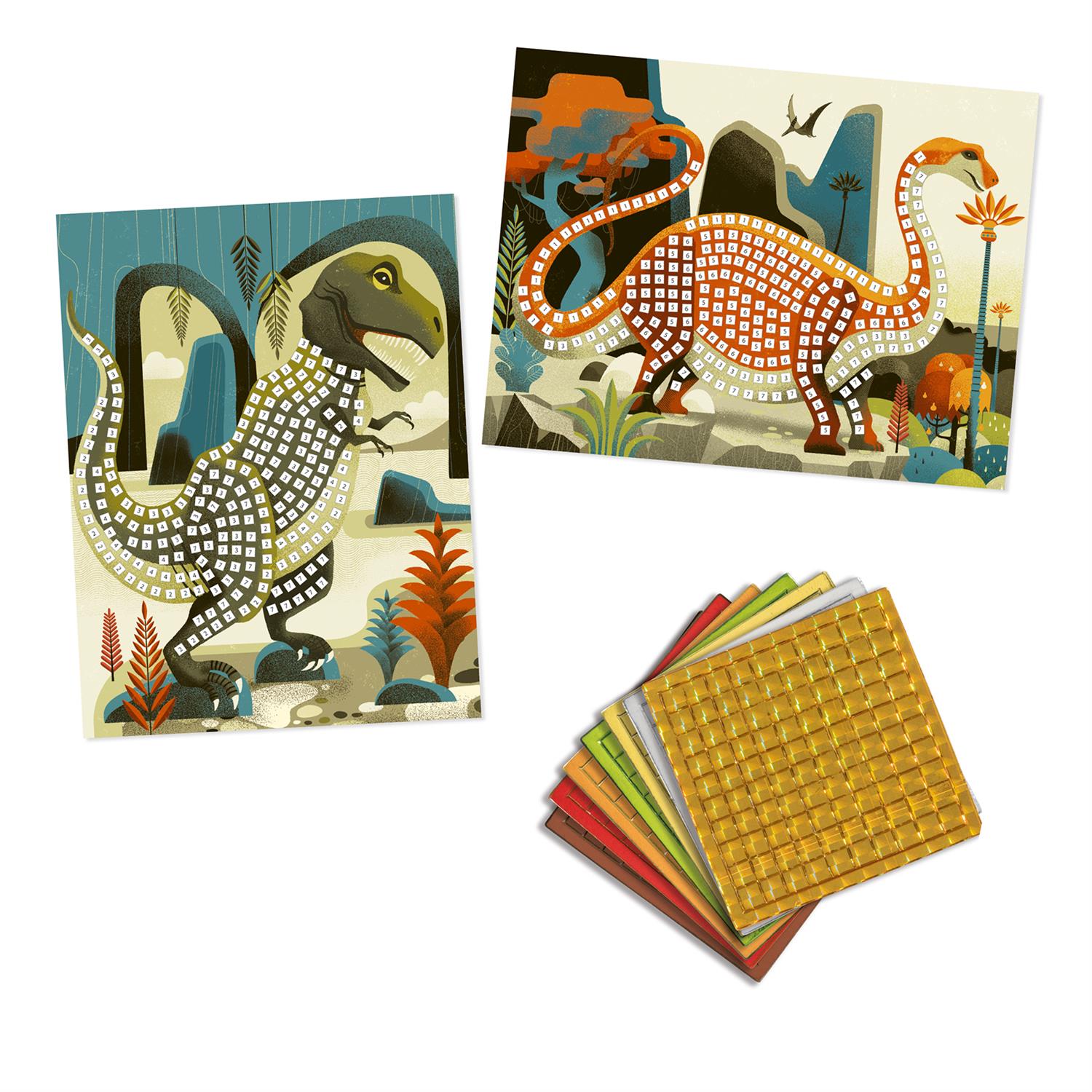 DJECO Dinosaurs,Mosaikk Hobbysett