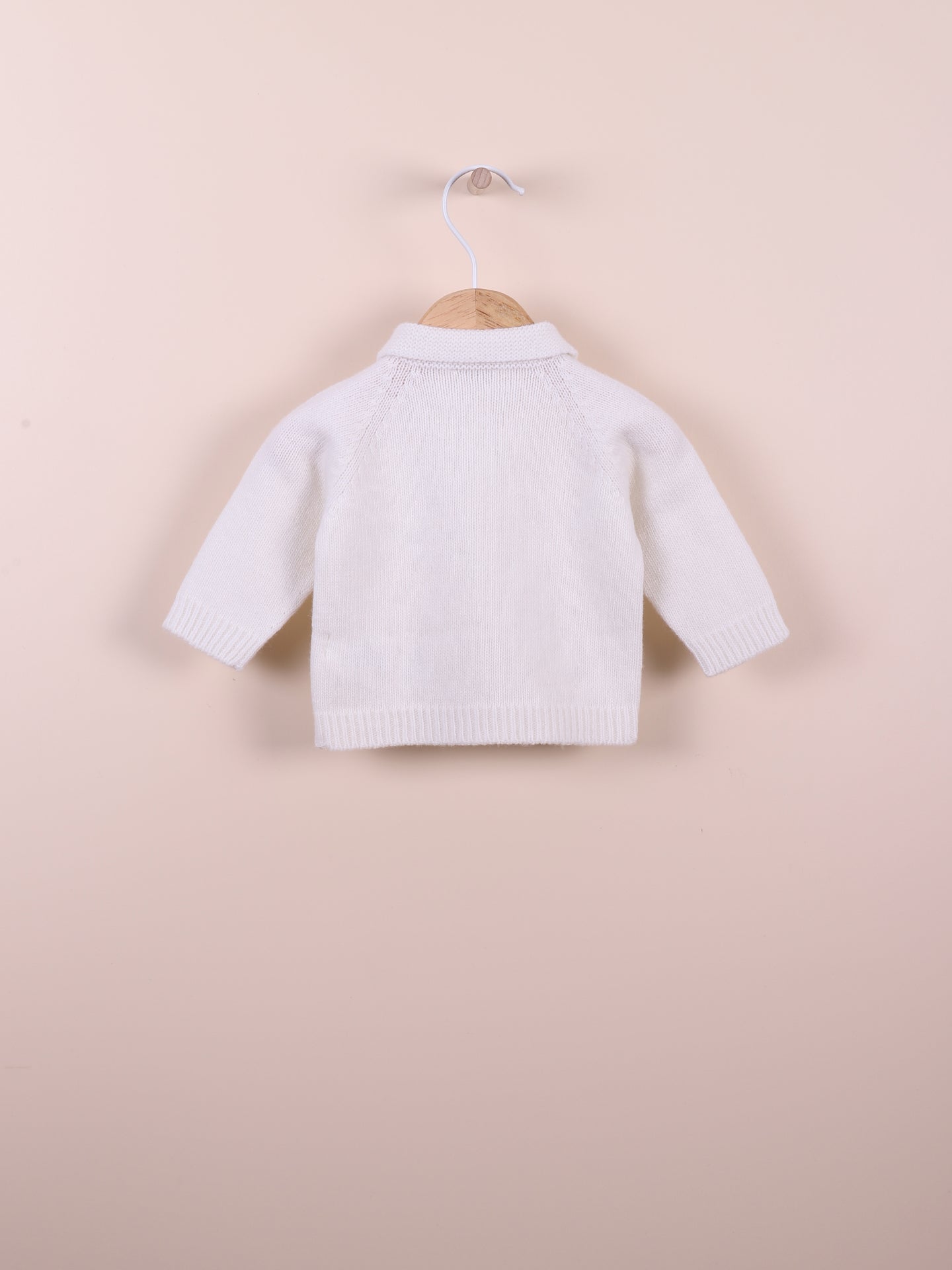 WEDOBLE Polo Sweater,Wool Offwhite