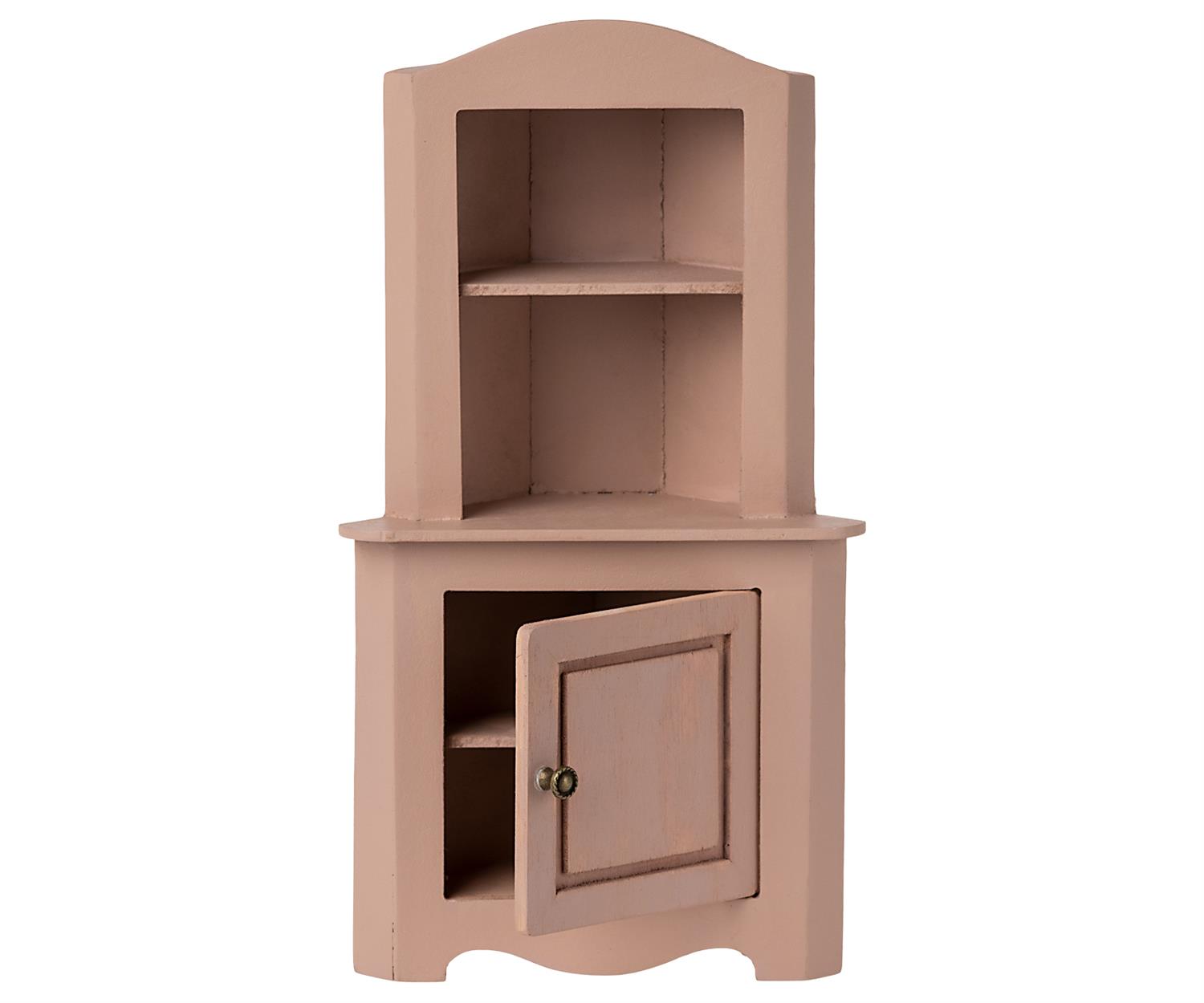 MAILEG Miniature Corner Cabinet Gammelrosa