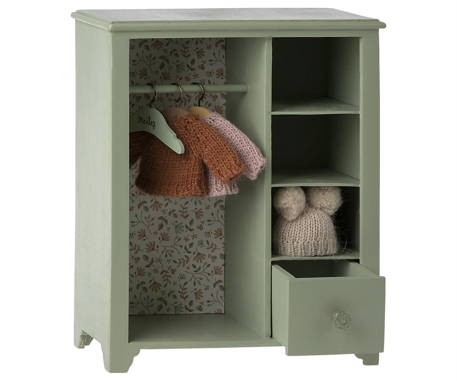 MAILEG Wardrobe,Large Mint