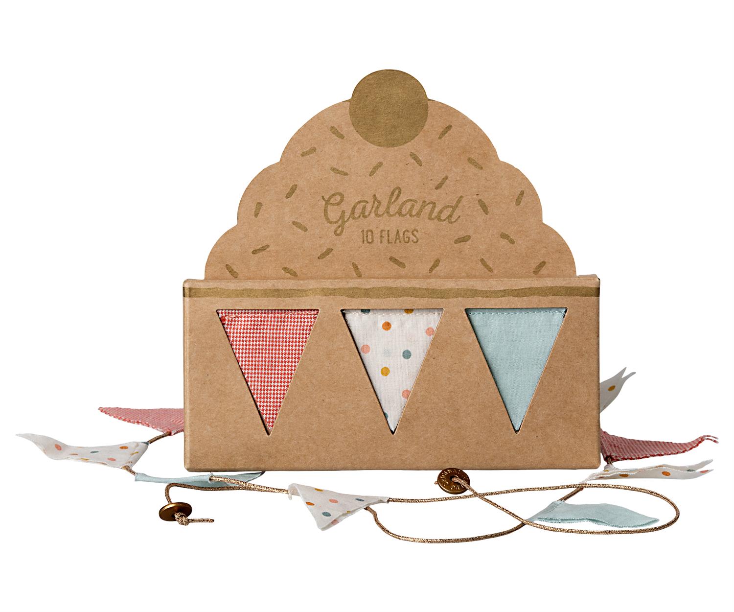 MAILEG Garland,Mini Multi