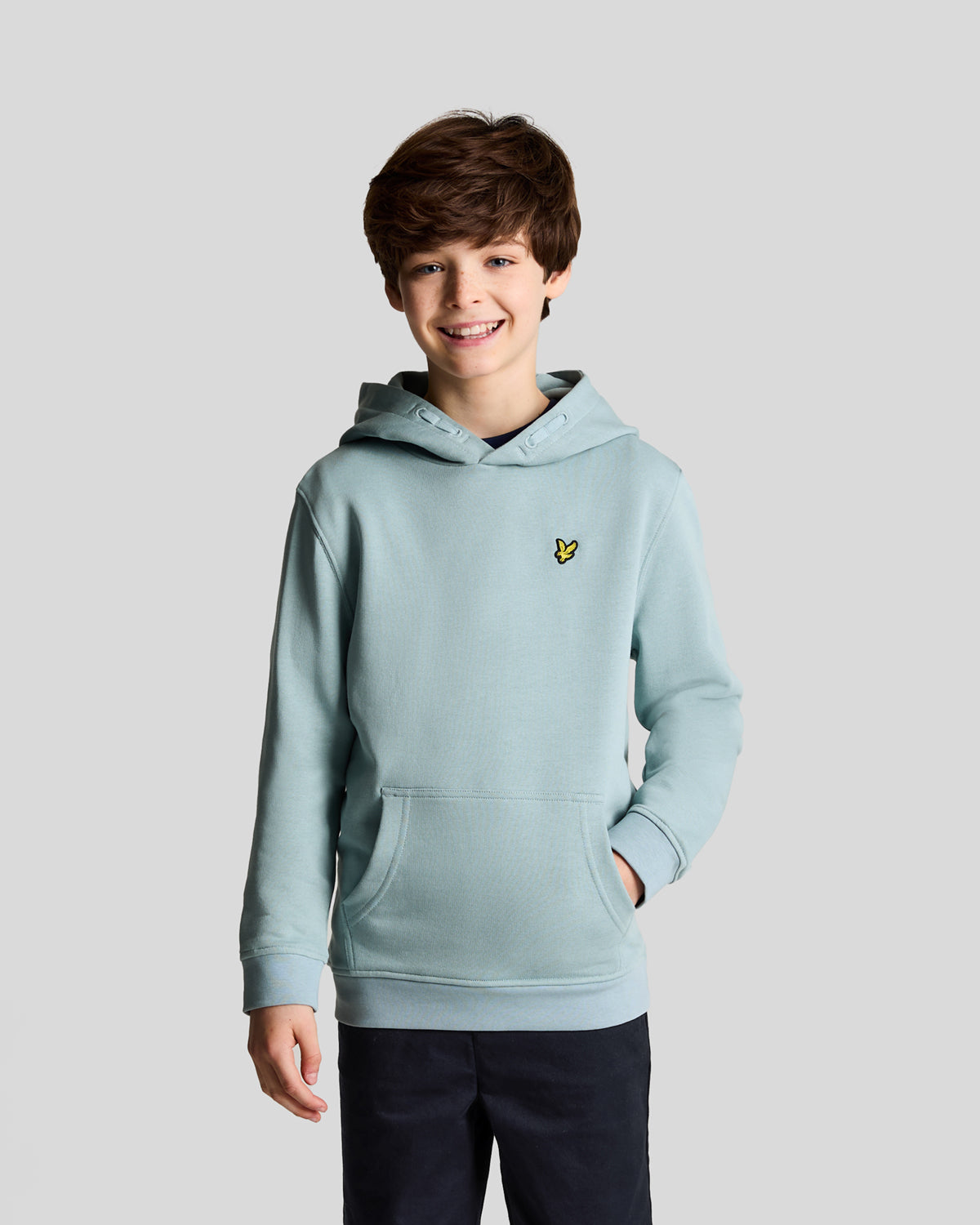 LYLE & SCOTT Pullover Hoodie Mintblå