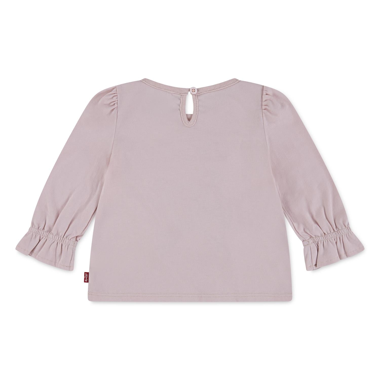 LEVIS 0-3ÅR LS T-Shirt m/rysjer Rosa