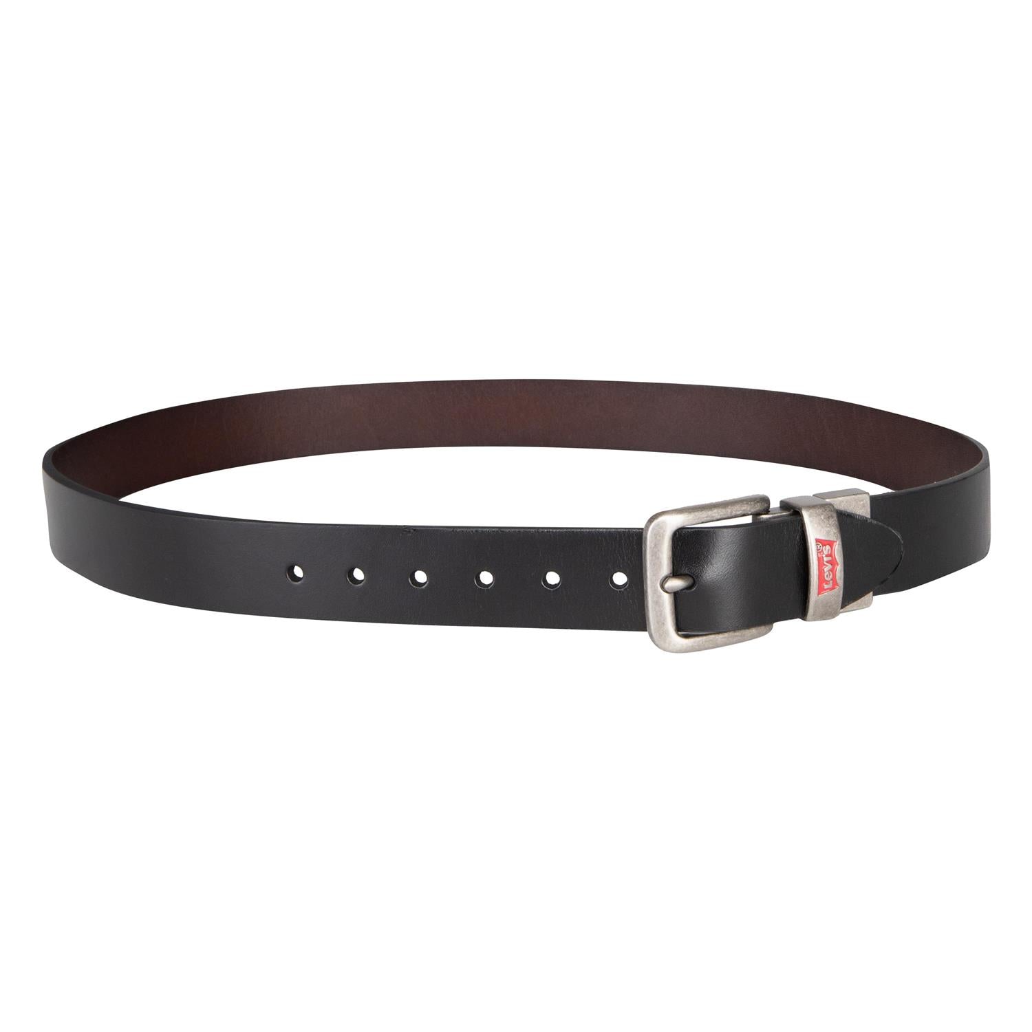 LEVIS Skinnbelte Svart/Brun