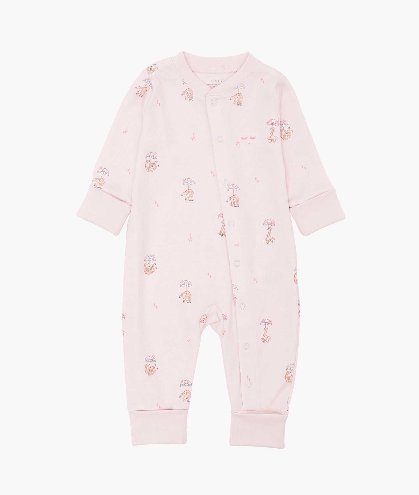 LIVLY Giraffe Overall Lys Rosa