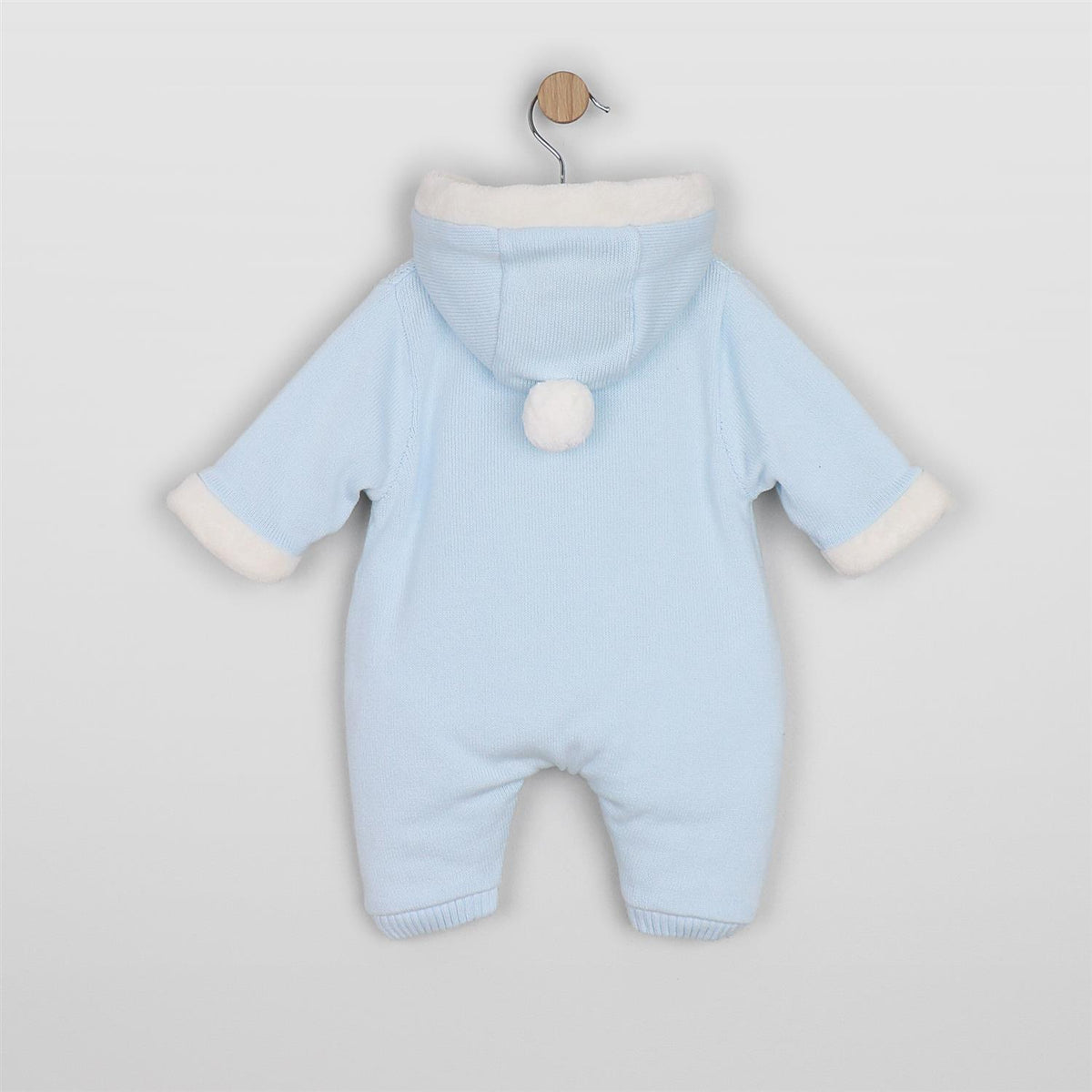 EMILE ET ROSE Kane dress m/pelskant Isblå